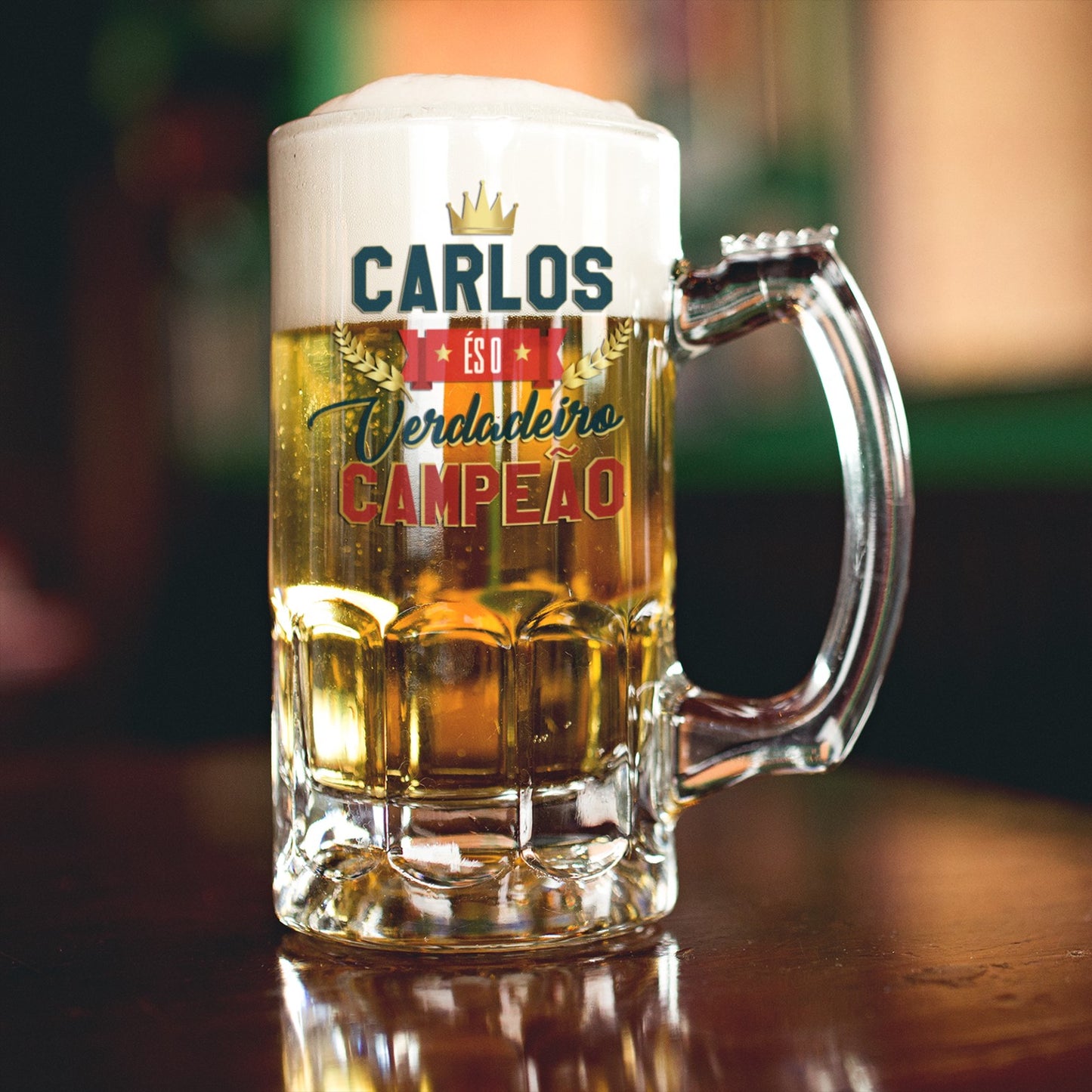 Caneca para Cerveja e/ou Abre-garrafas "Campeão"