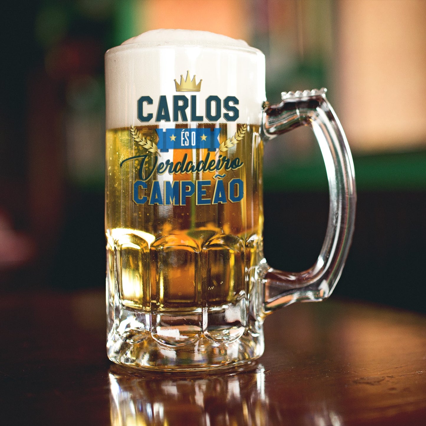 Caneca para Cerveja e/ou Abre-garrafas "Campeão"
