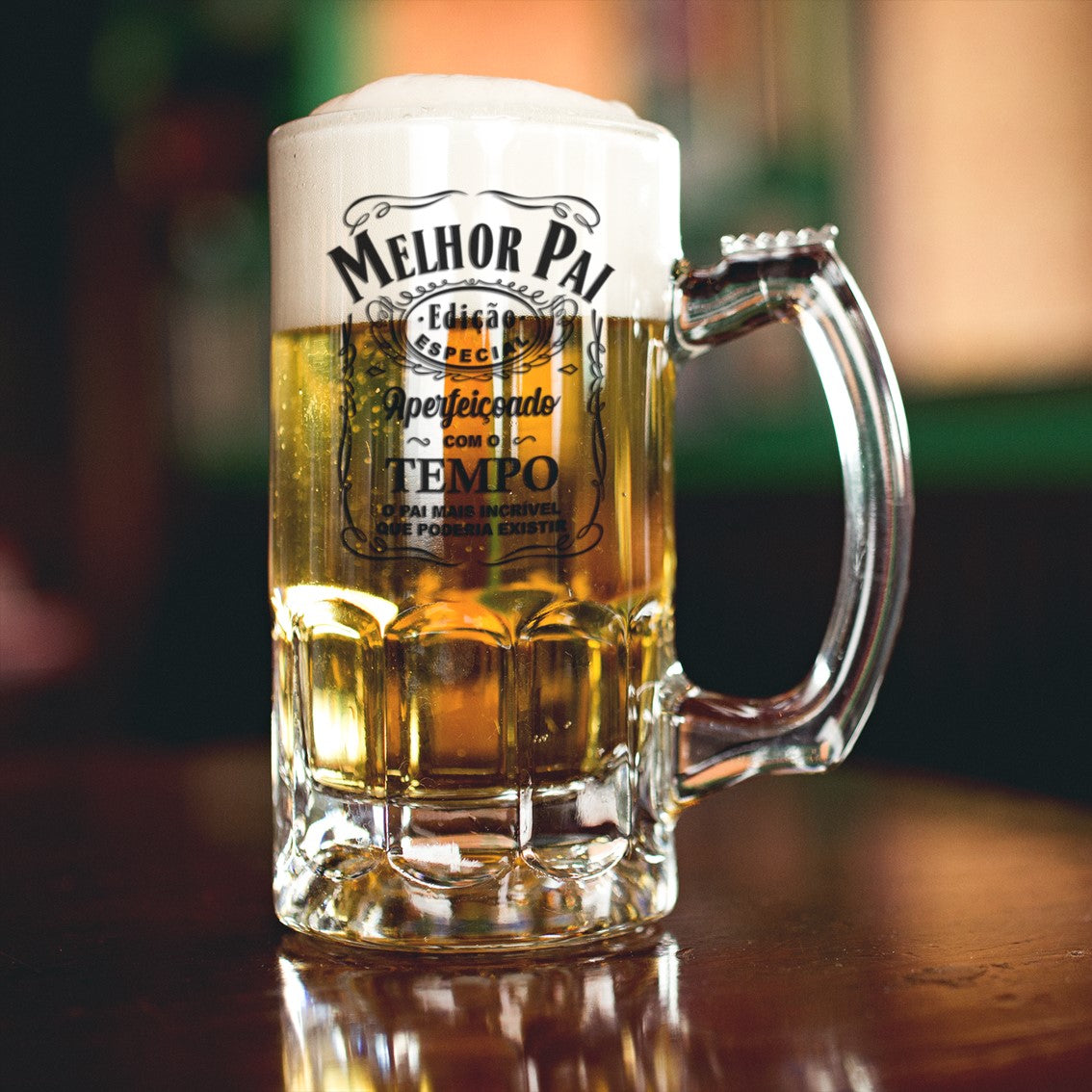 Caneca para Cerveja e/ou Abre-garrafas "Edição Especial - Pai"