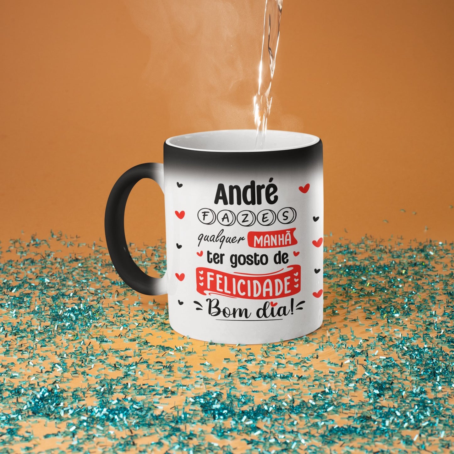 Caneca mágica "Felicidade"