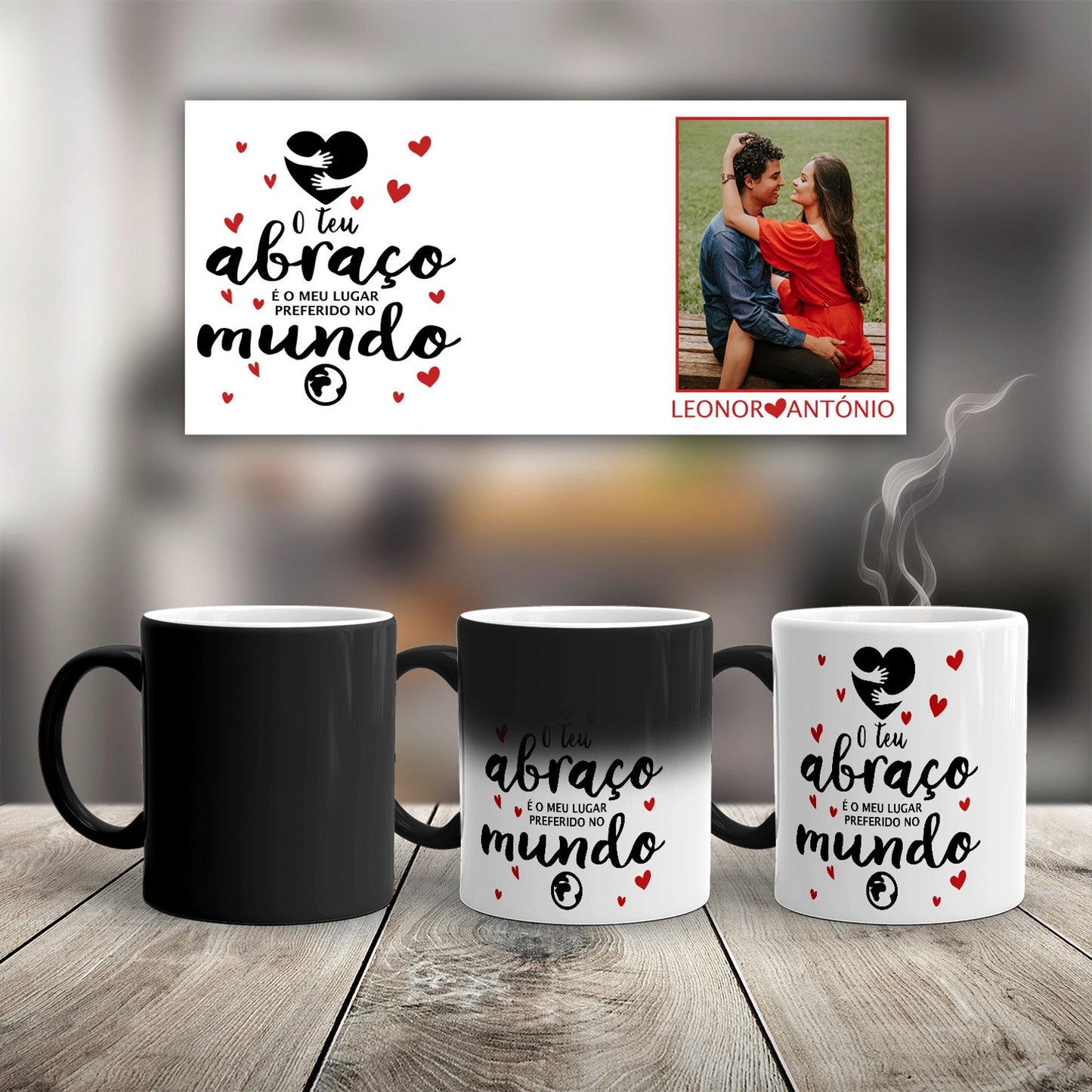 Caneca Mágica "O teu abraço"