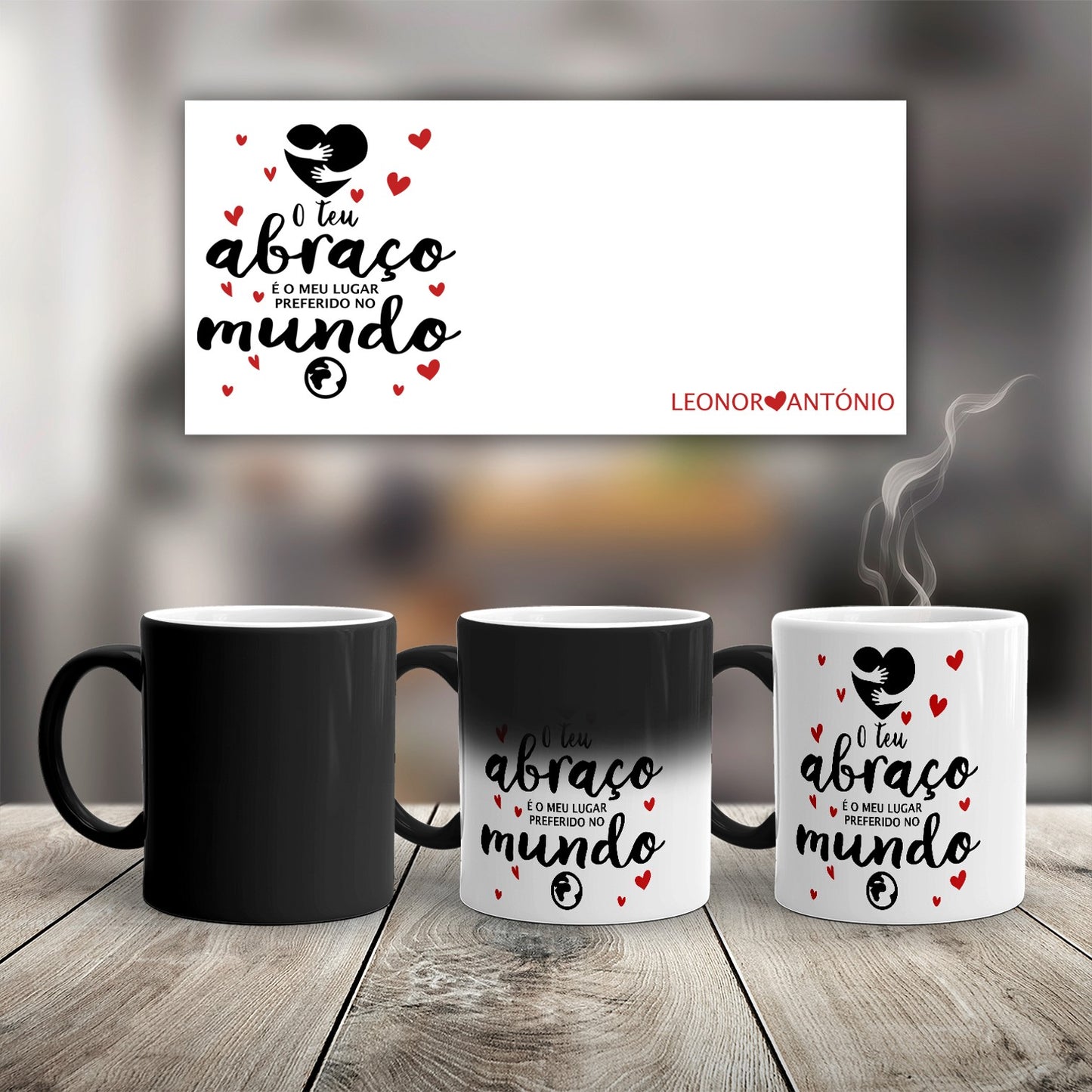 Caneca Mágica "O teu abraço"