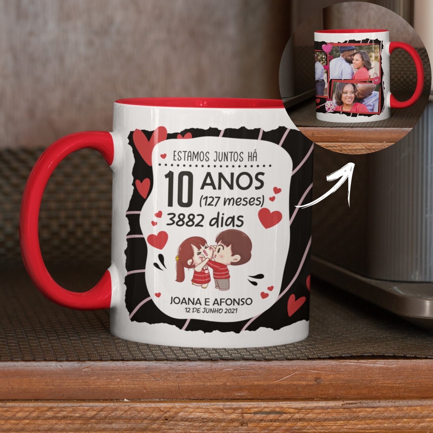 Caneca "Estamos Juntos"