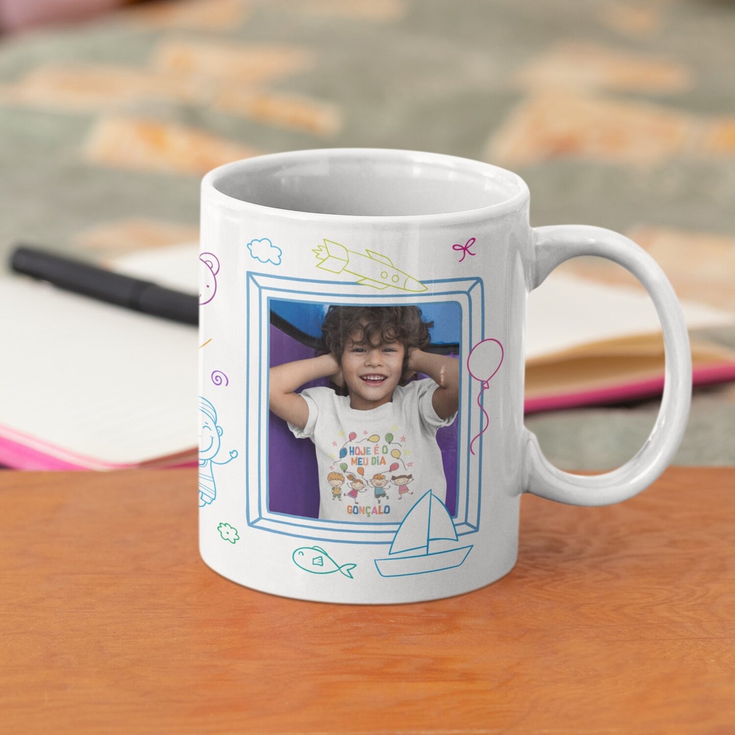 Caneca "Bom é ser criança"