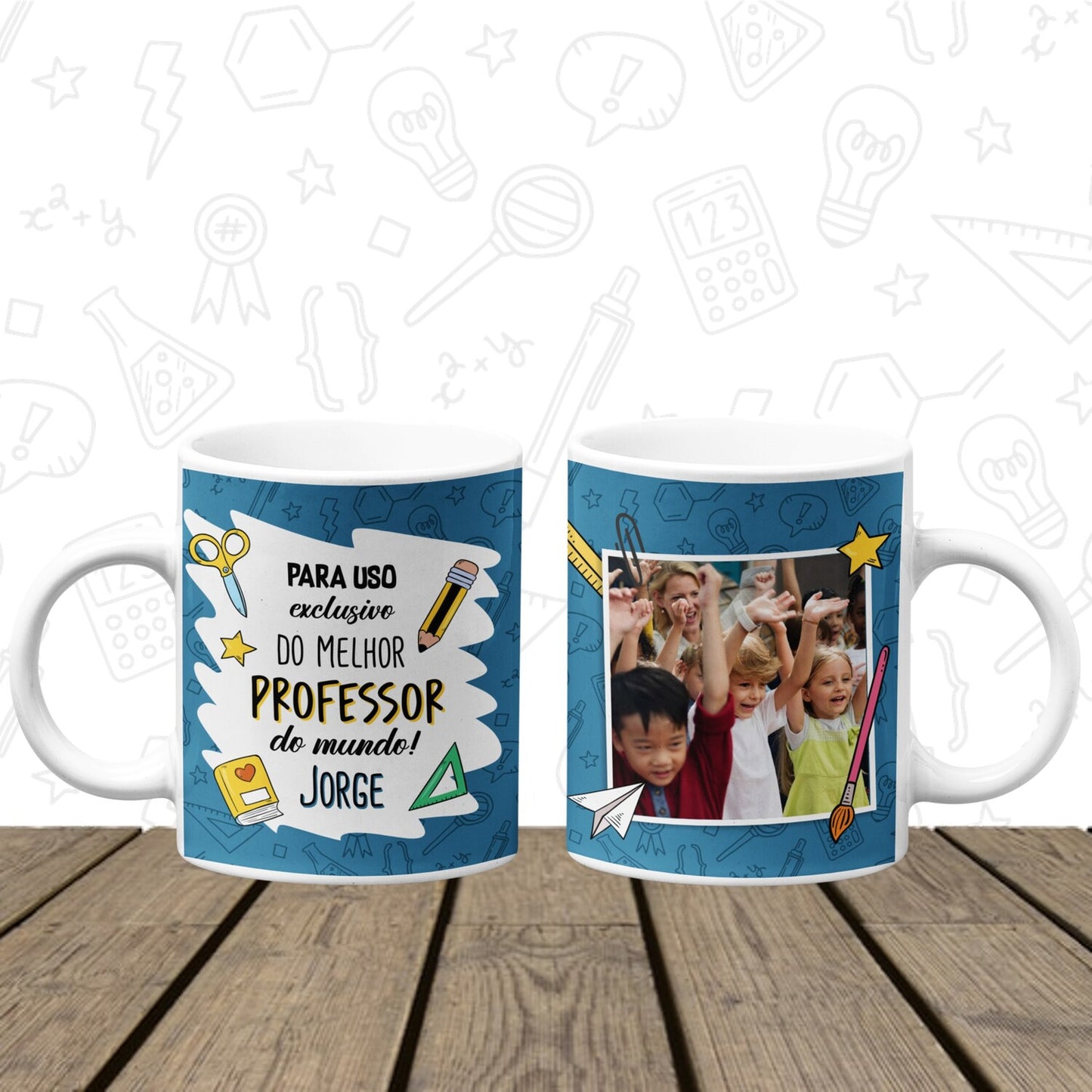 Caneca "Para uso exclusivo do(a) melhor Professor(a)"