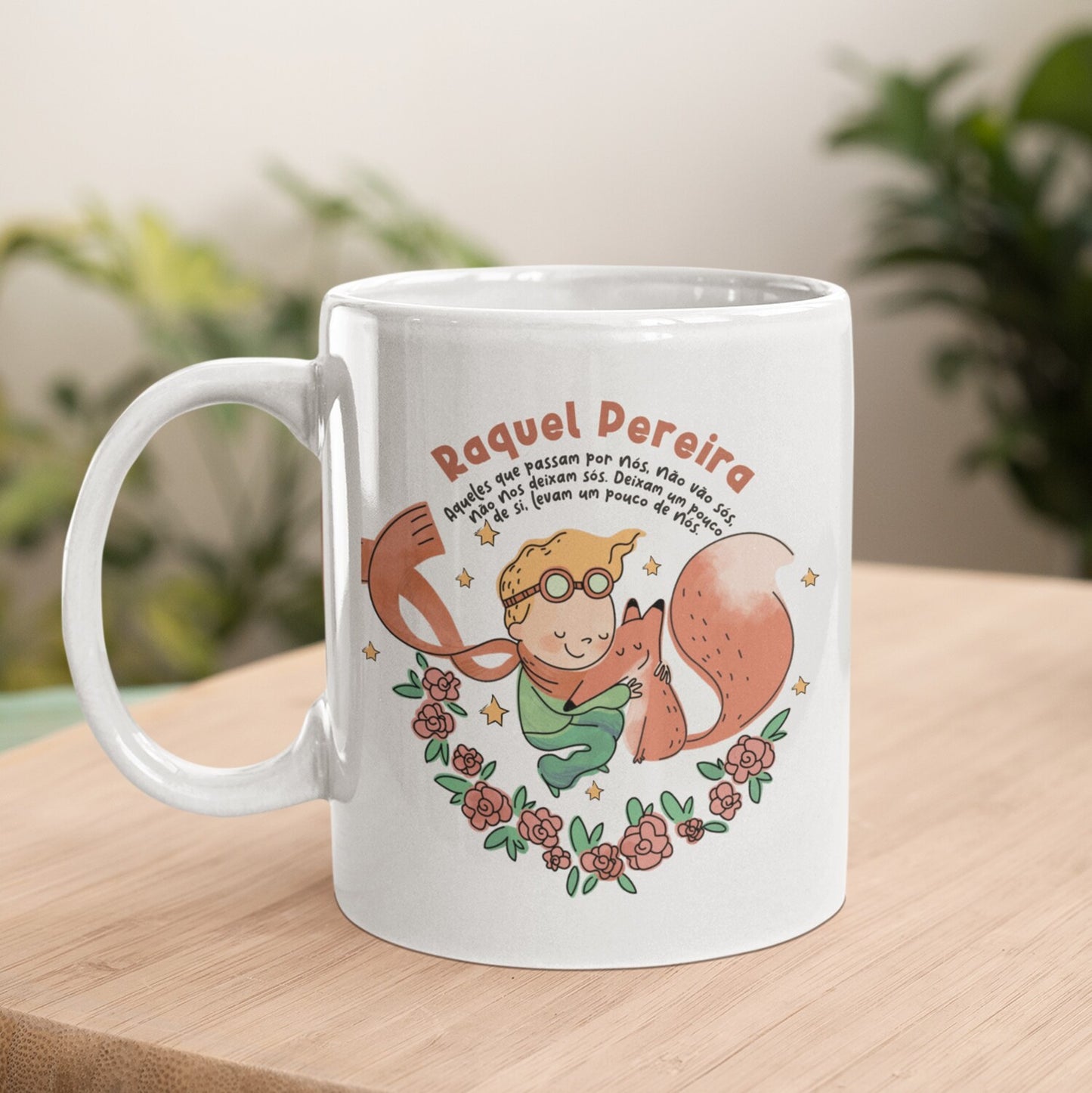 Caneca "Principezinho floral"