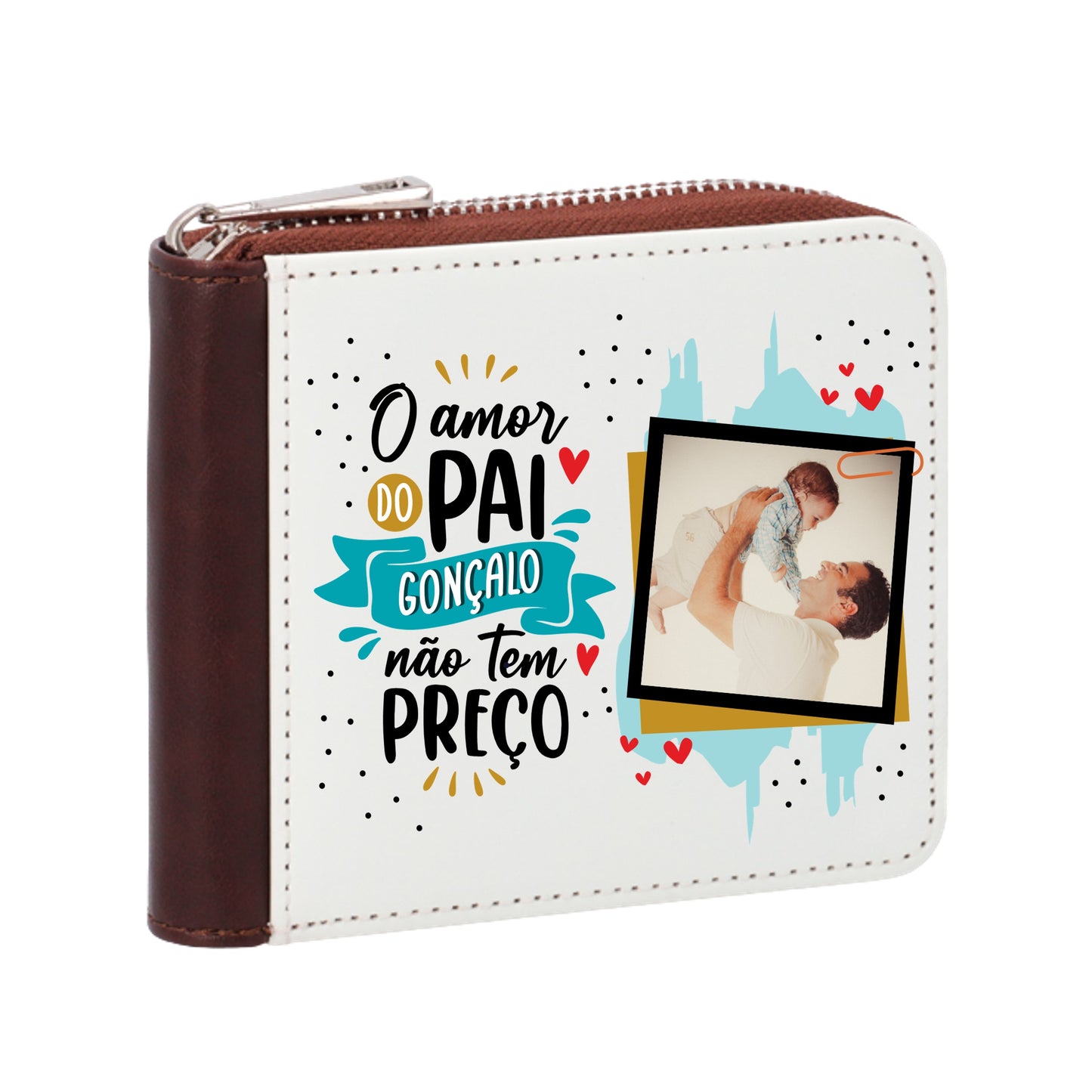 Carteira de homem "O amor não tem preço"