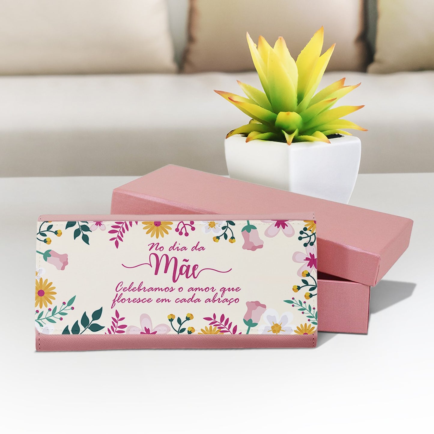 Carteira "O amor que floresce"