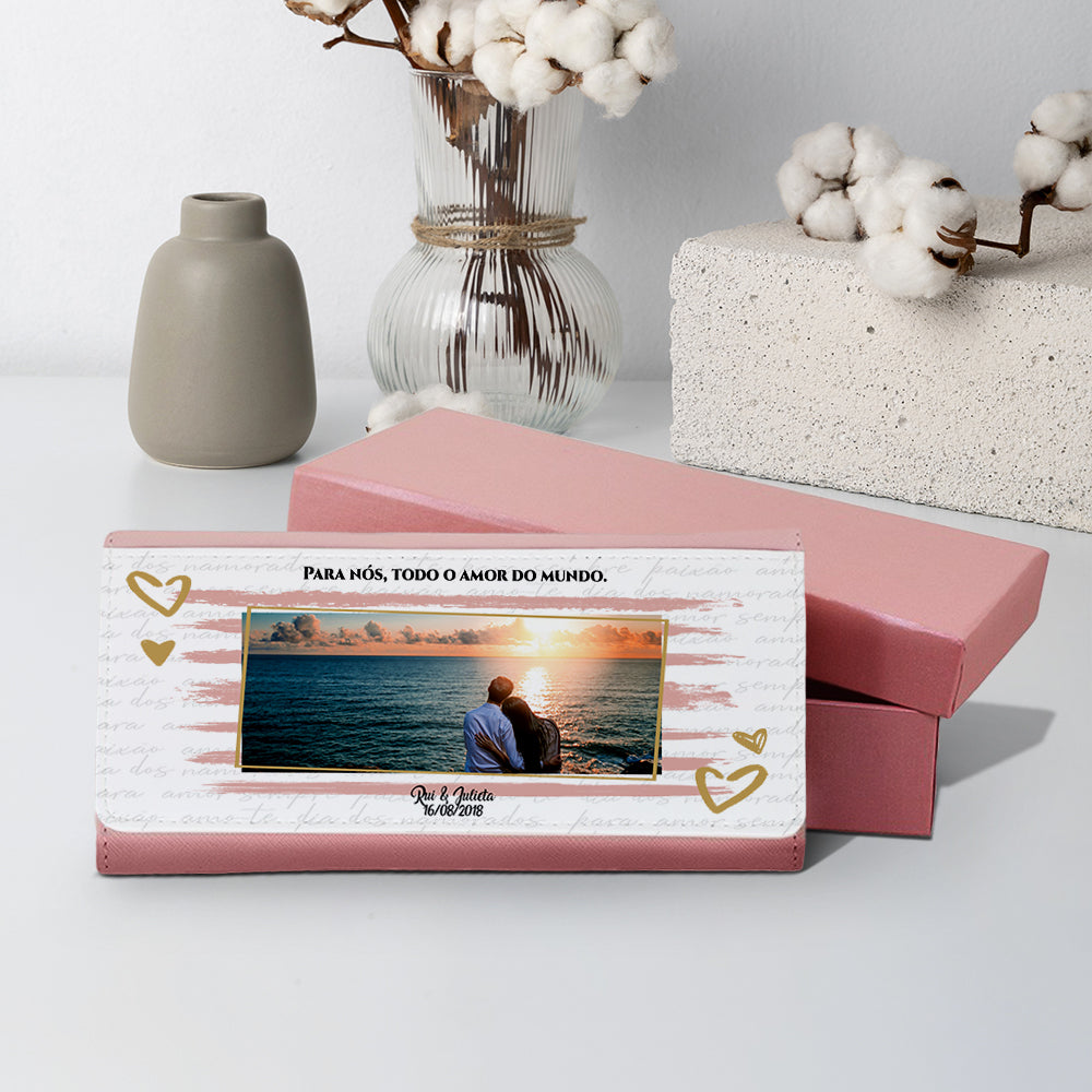 Carteira "Palavras de Amor"