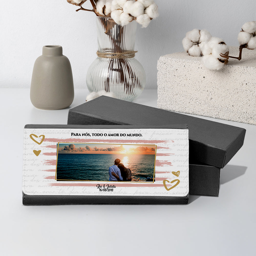 Carteira "Palavras de Amor"