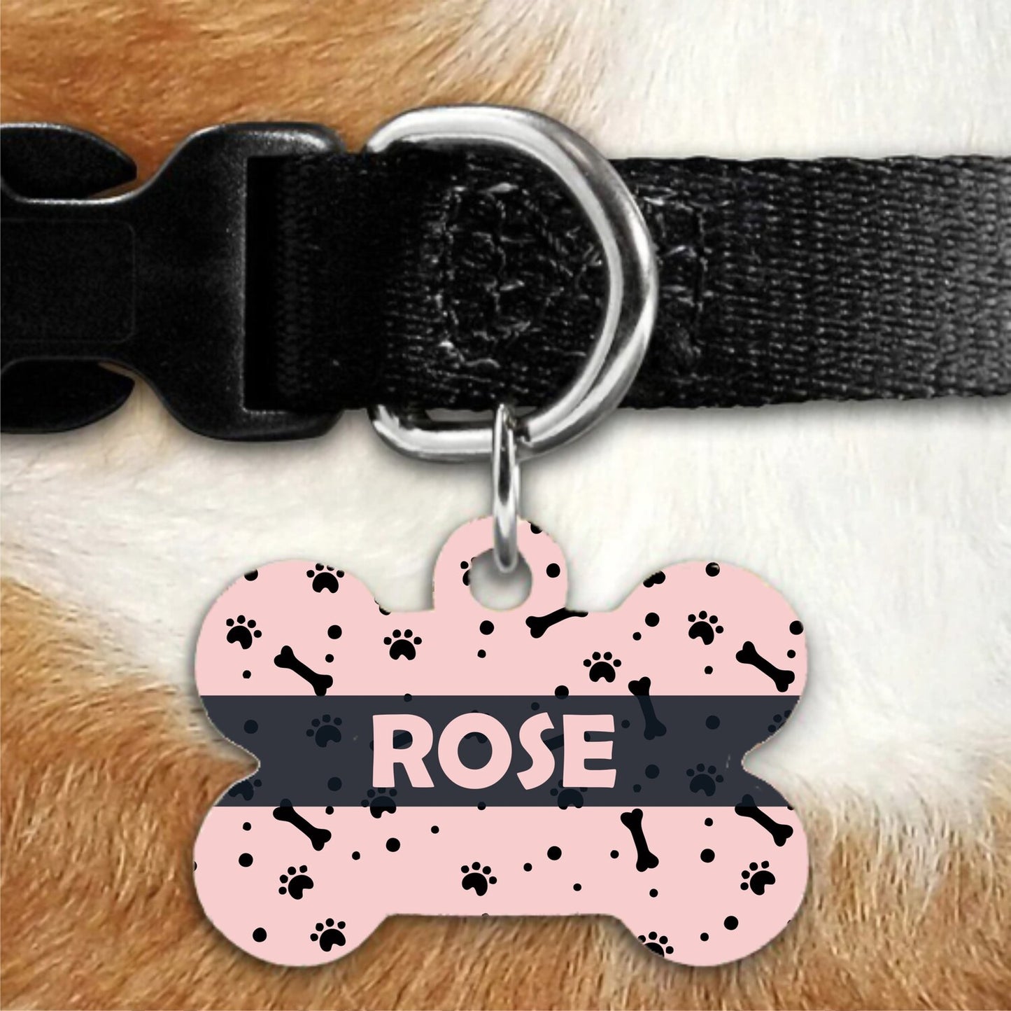 Chapinha de identificação "Rose"