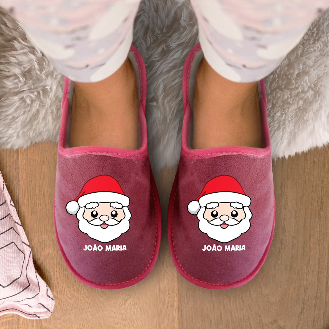 Chinelos de Natal "Pai Natal"