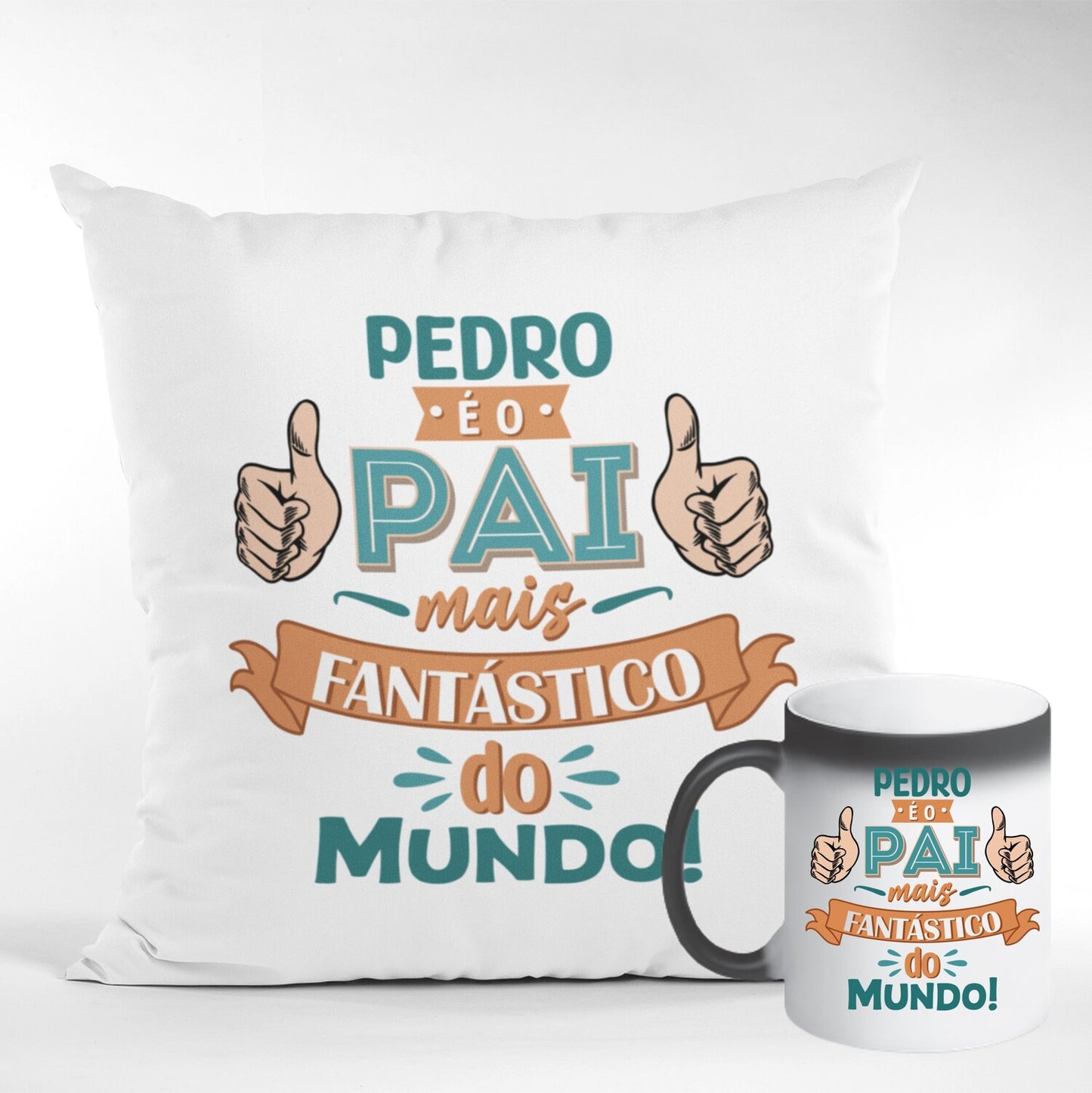 Almofada e/ou Caneca Mágica "O mais fantástico do mundo"
