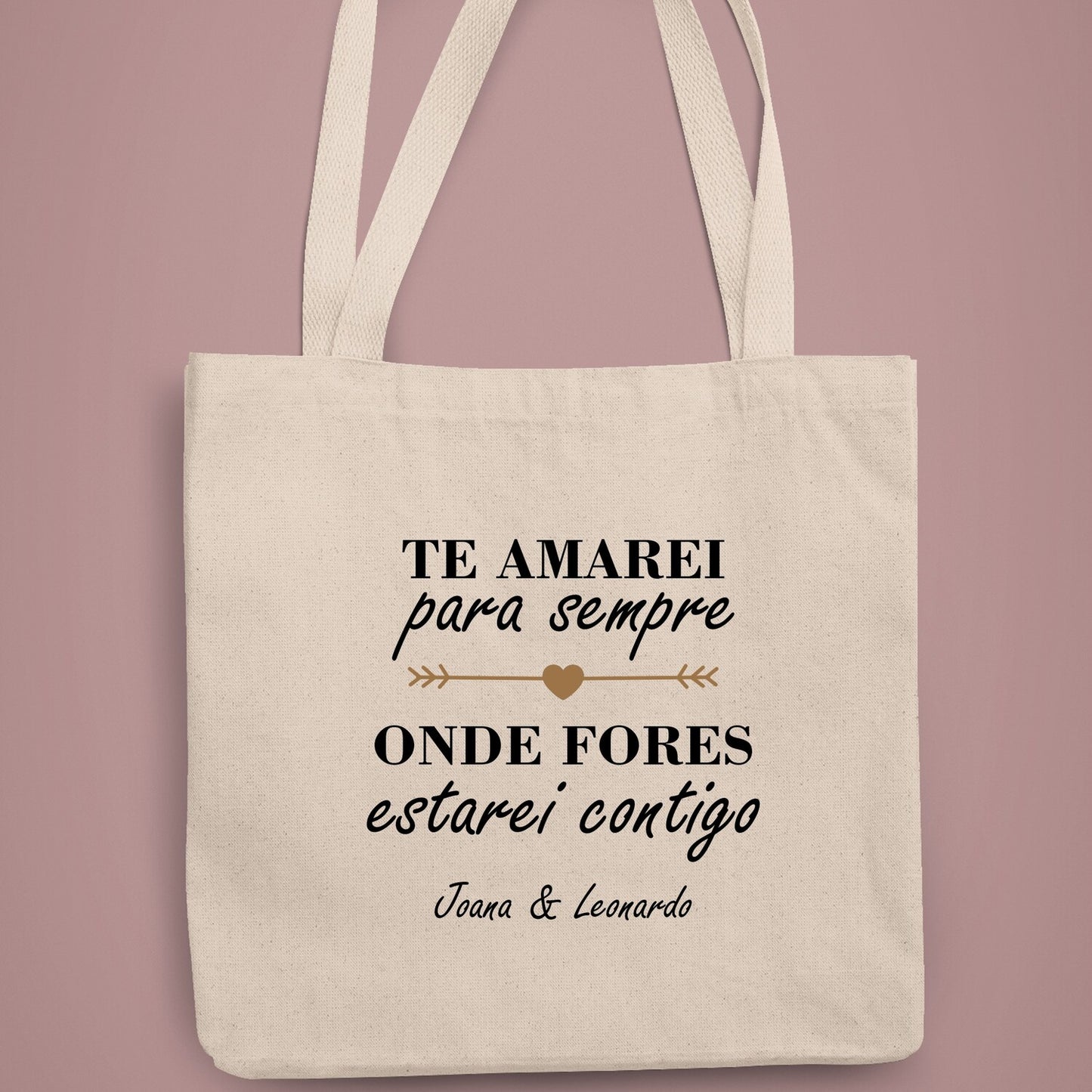 Saco de pano e/ou Meias "Onde fores estarei contigo"