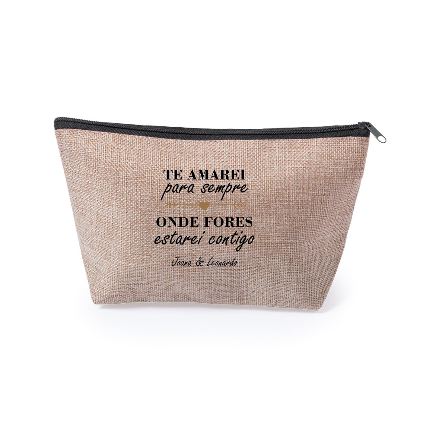 Saco e/ou Necessaire "Onde fores estarei contigo"