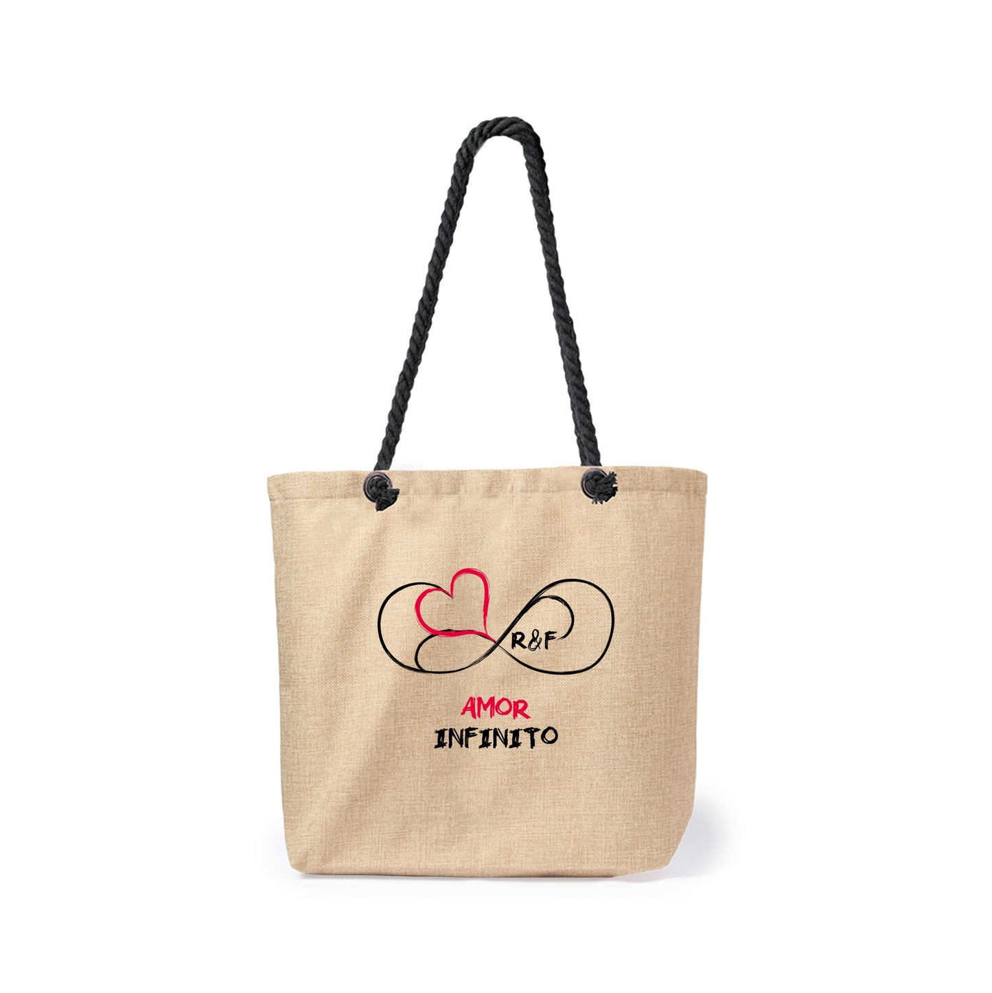 Saco e/ou Necessaire "Amor Infinito"