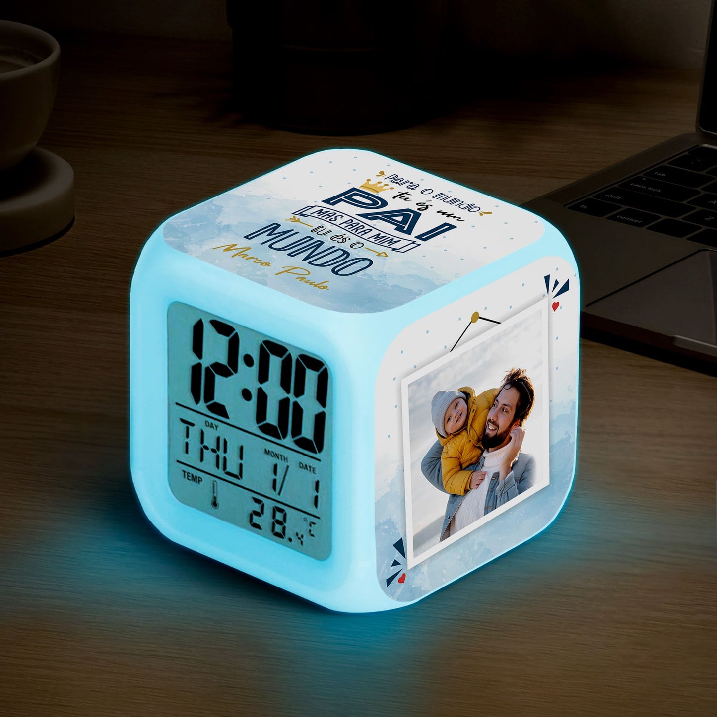 Despertador "Tu és o mundo"