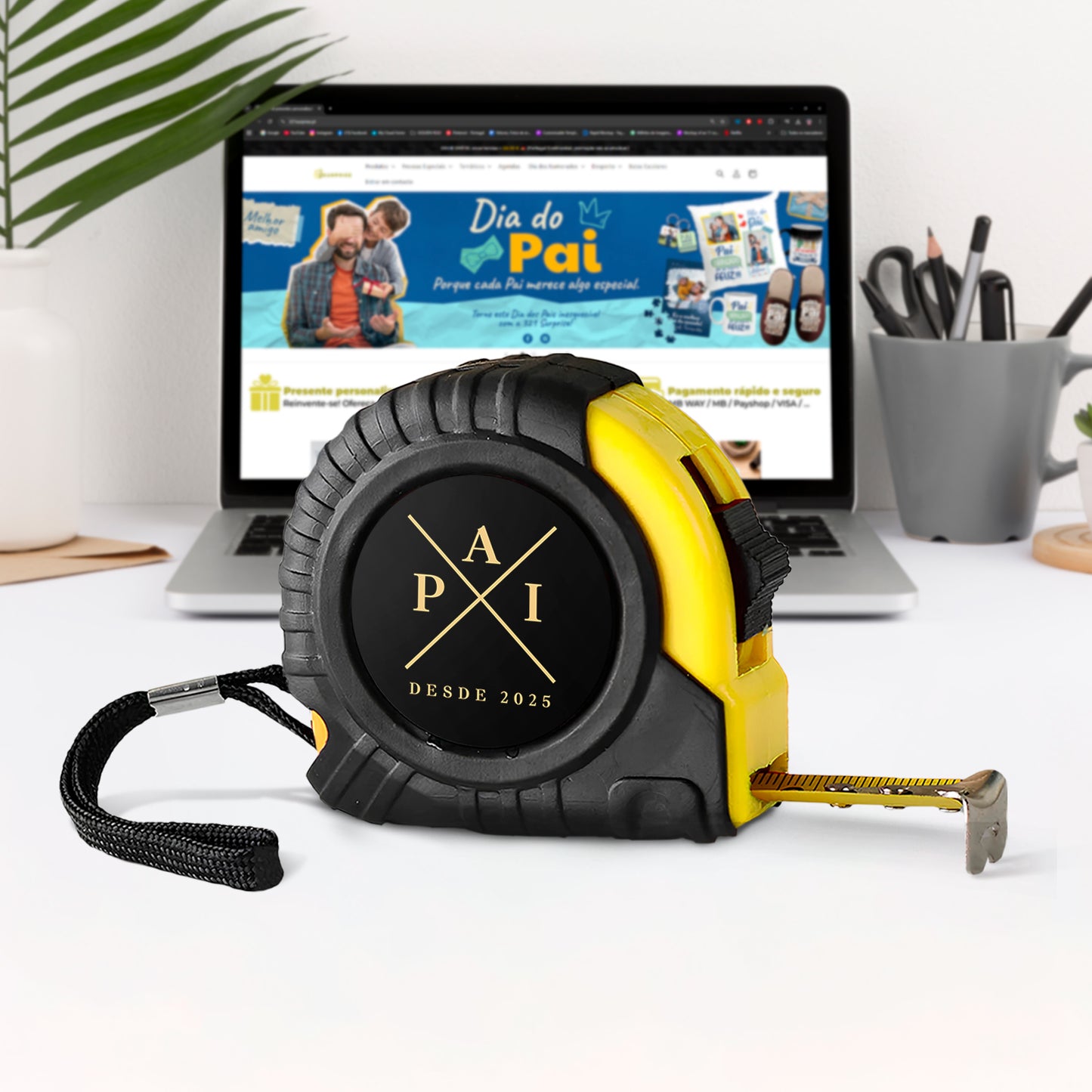 Fita métrica "P A I"