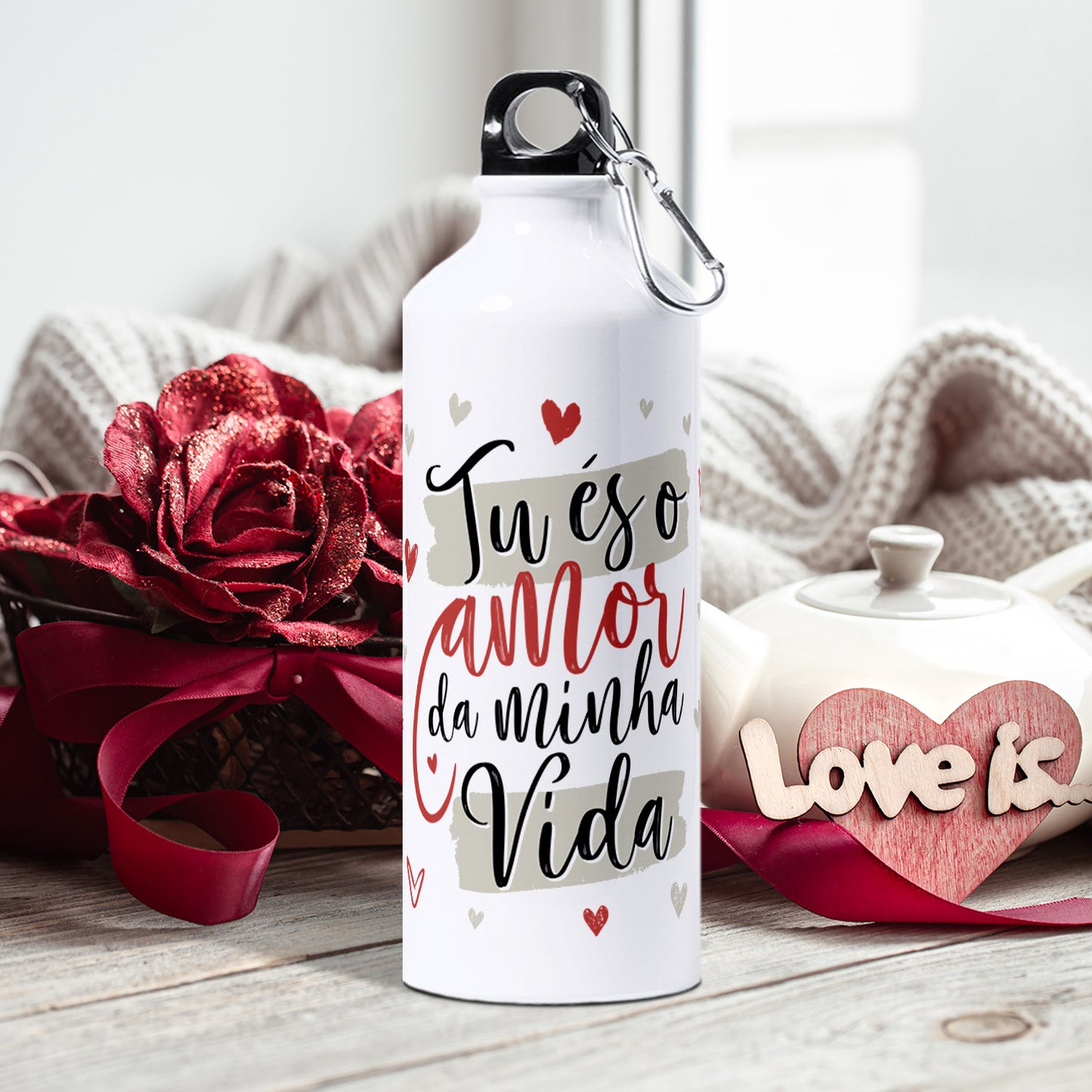 Garrafa "Tu és o amor da minha vida"