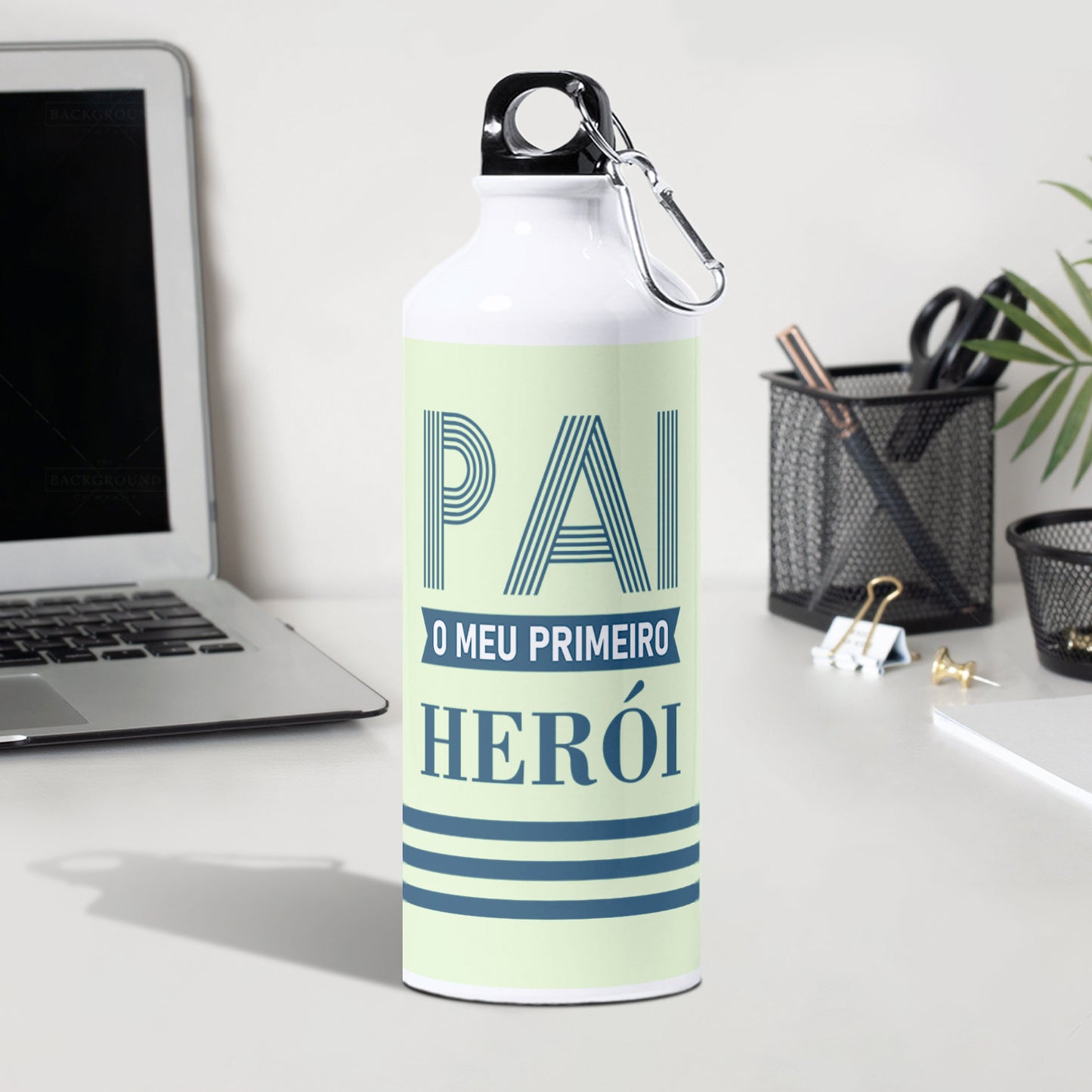 Garrafa "Pai o meu primeiro herói"