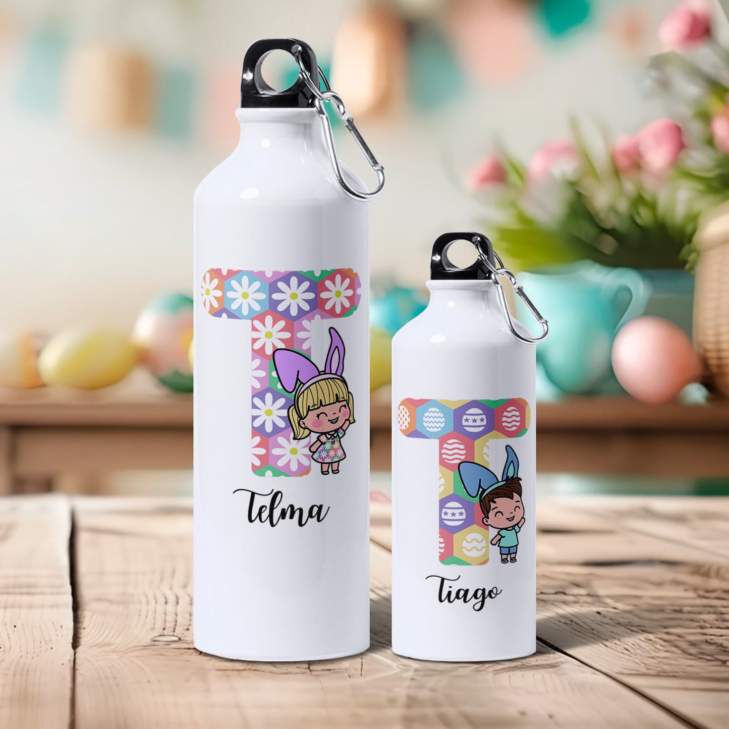 Garrafa "Inicial Colorida"