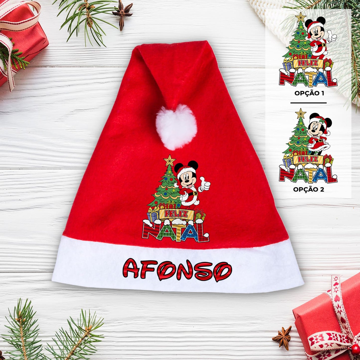 Gorro de Natal "Natal Colorido"