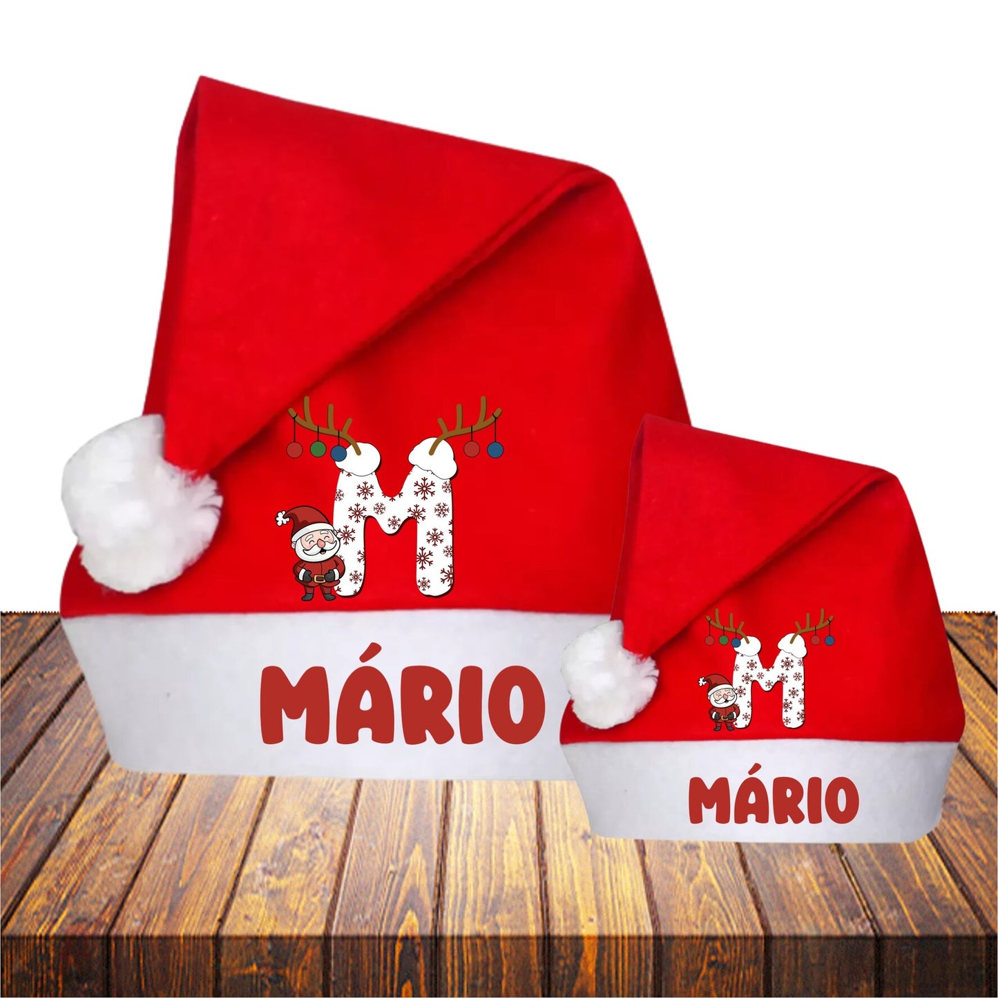 Gorro de Natal "Pai Natal na Neve"