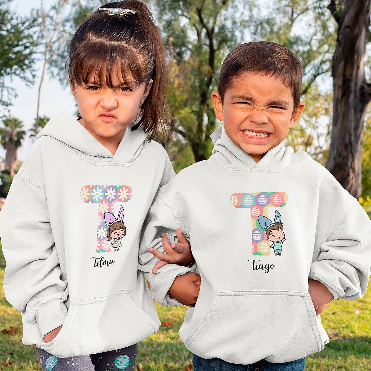 Sweatshirt "Inicial Colorida"