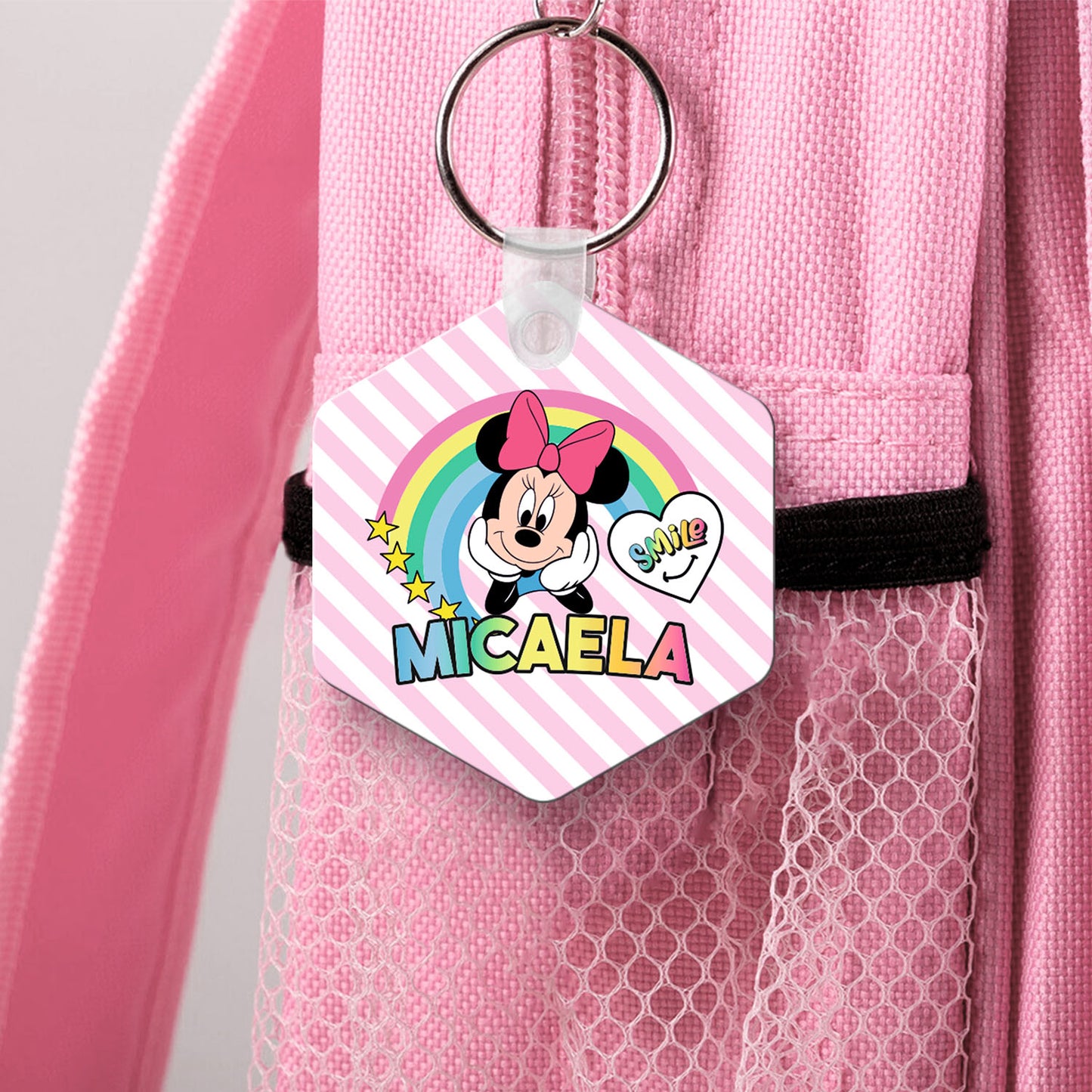 Identificador de Mochila "Arco-íris"