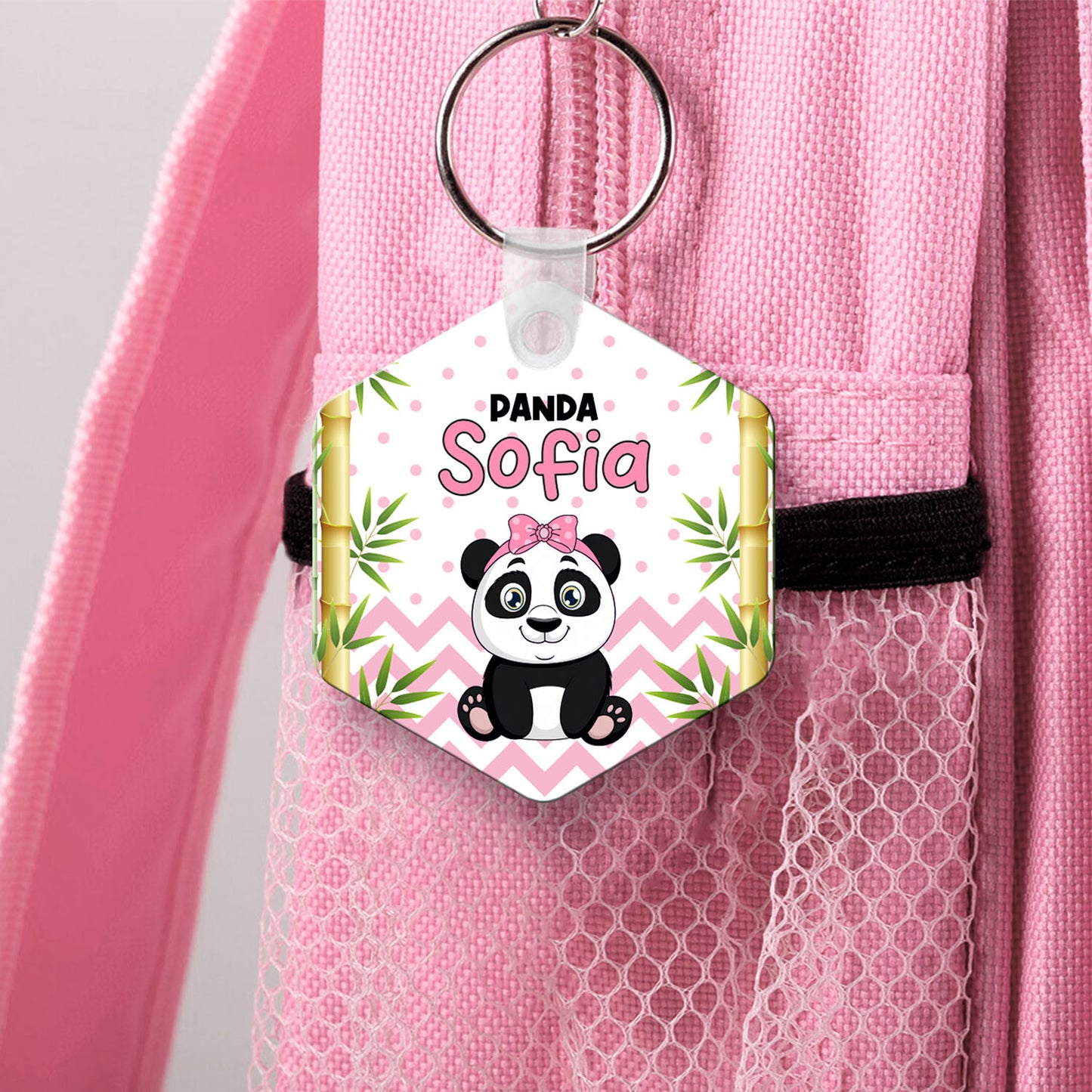 Identificador de Mochila "Cute Panda"