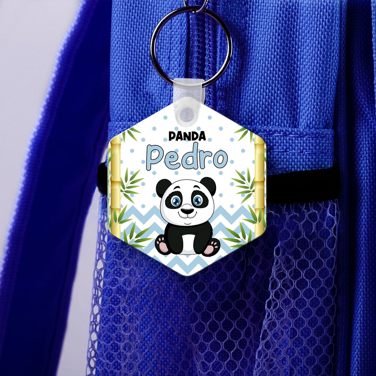 Identificador de Mochila "Cute Panda"