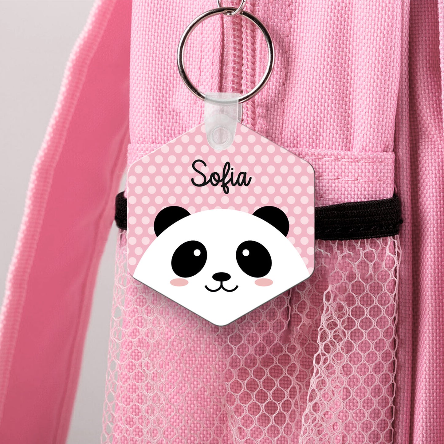 Identificador de Mochila "Panda Gigante"
