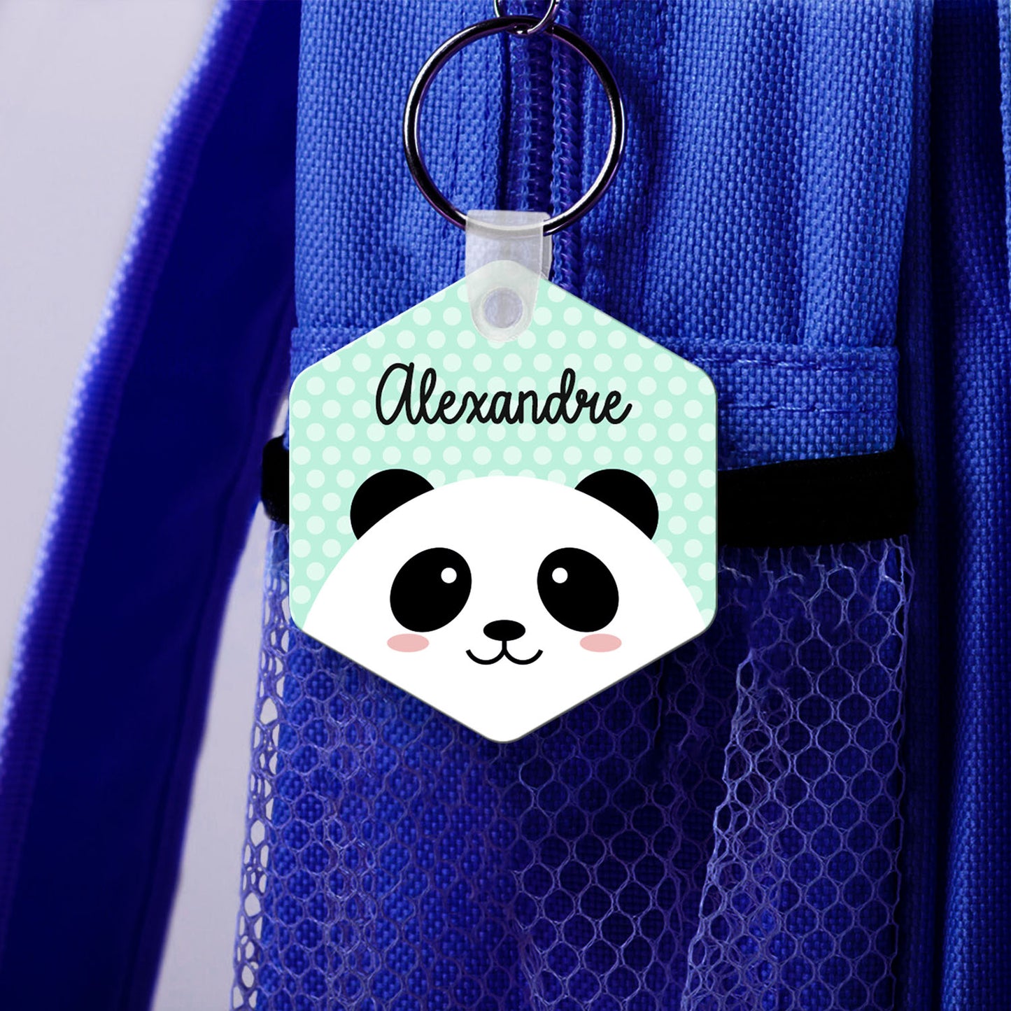 Identificador de Mochila "Panda Gigante"