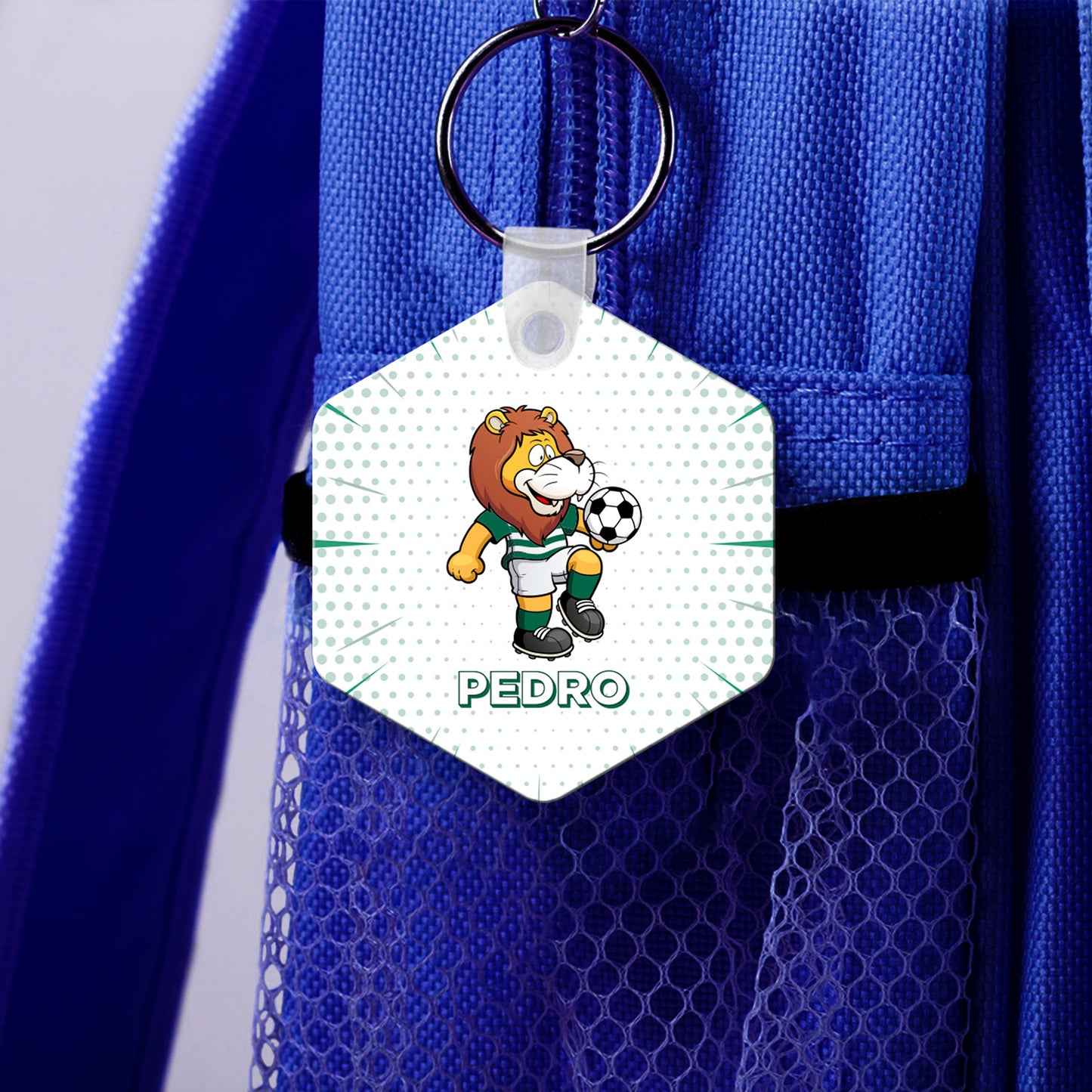 Identificador de Mochila "Futebol"