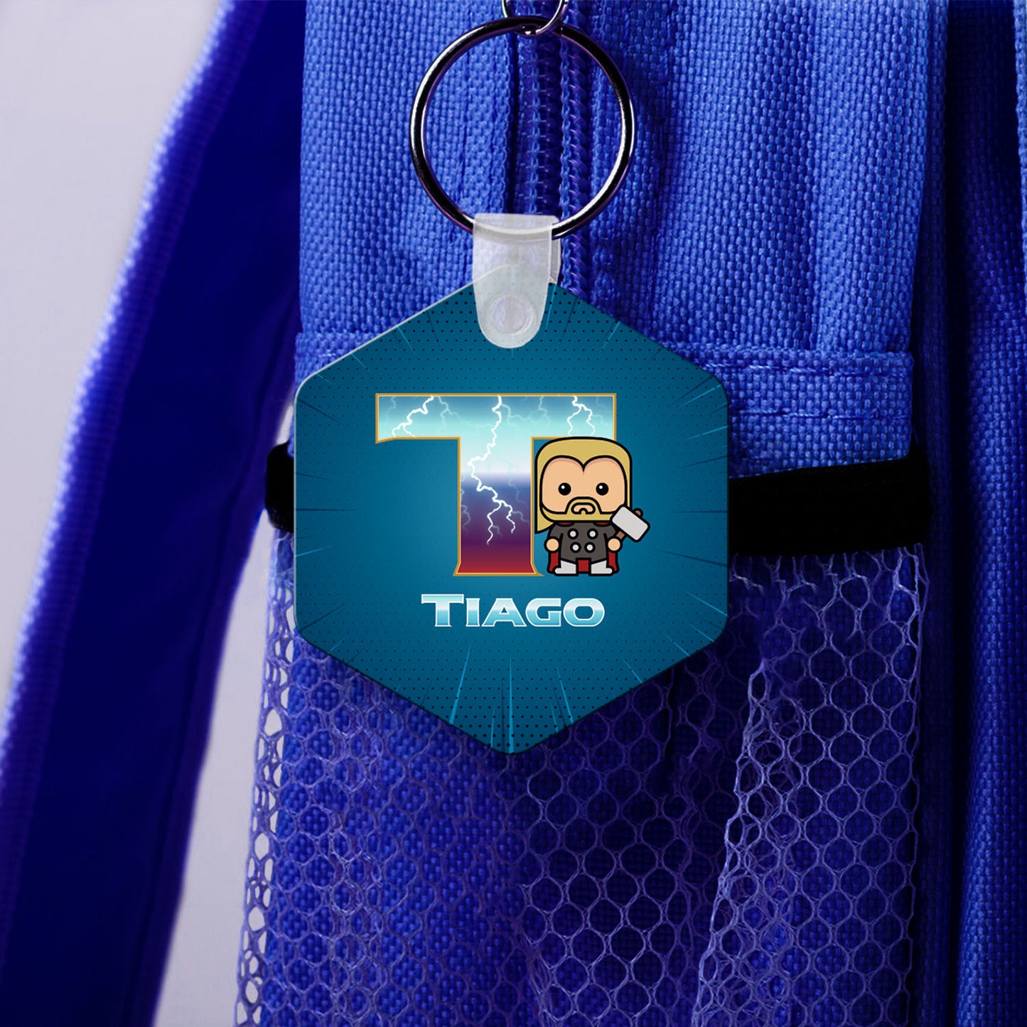 Identificador de Mochila "Super Heroes"