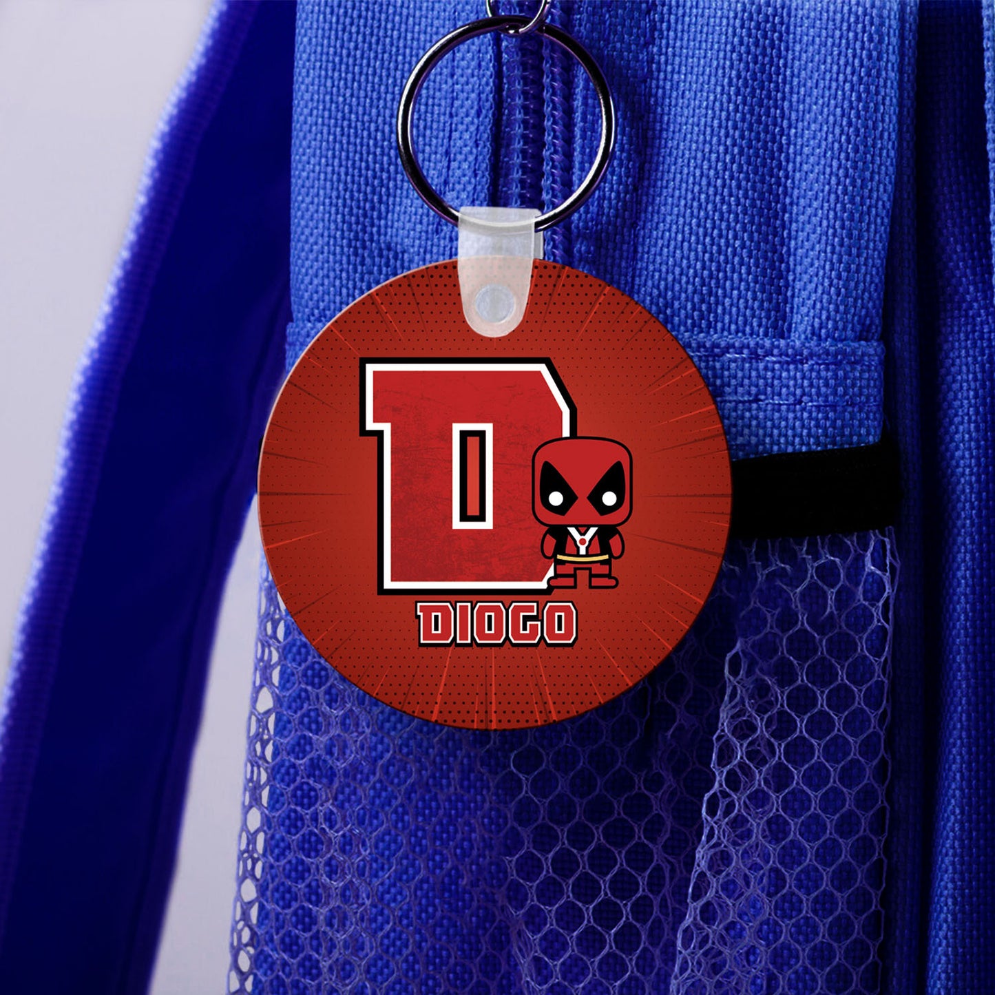 Identificador de Mochila "Super Heroes"