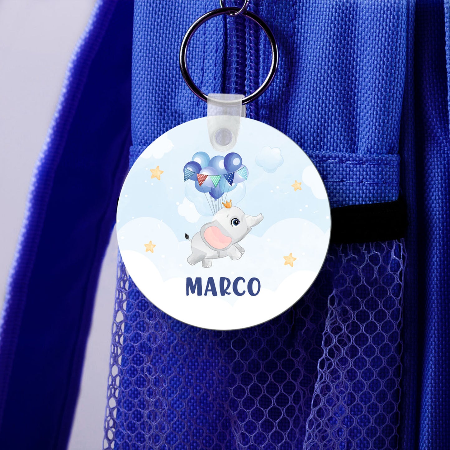 Identificador de Mochila "Elefante Voador"