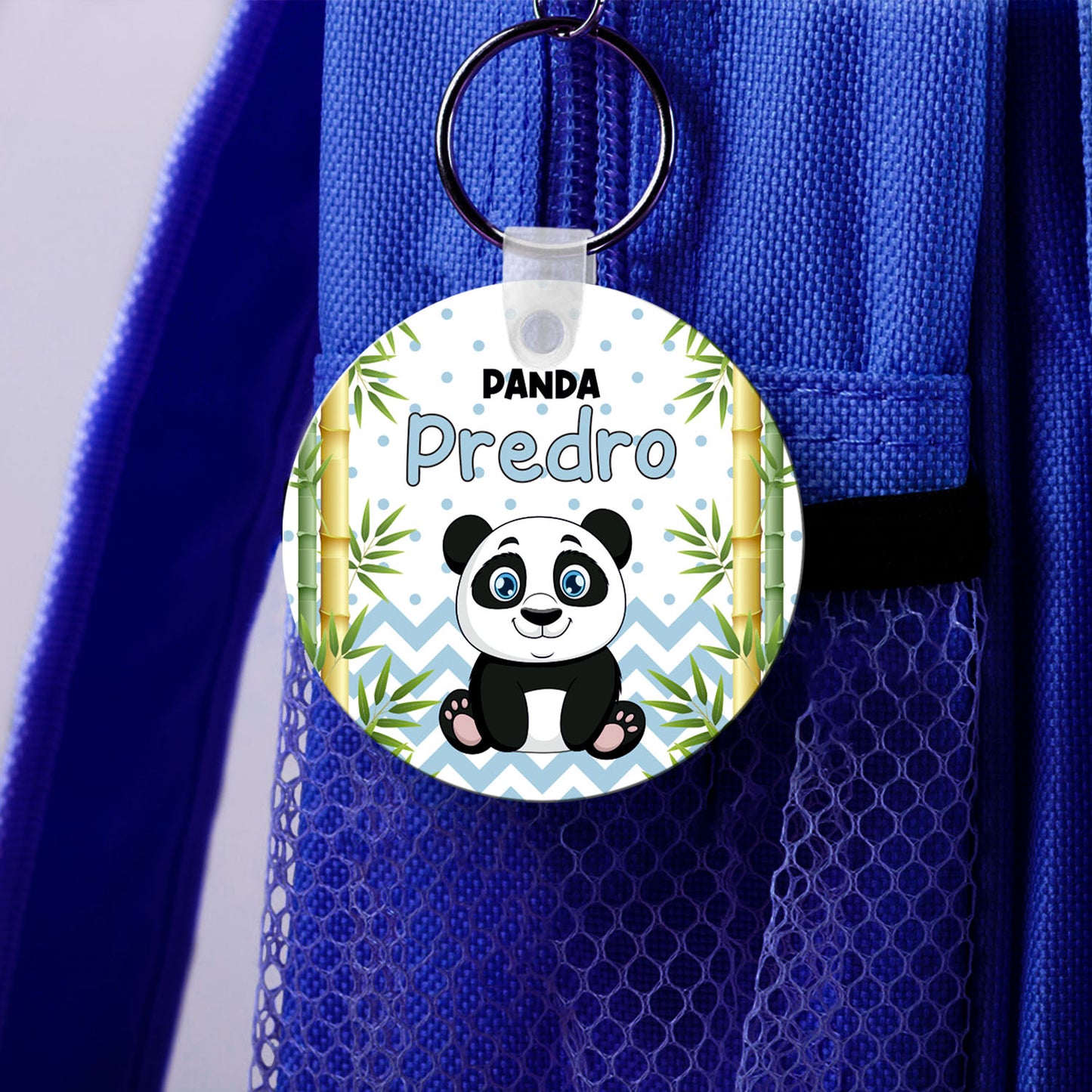 Identificador de Mochila "Cute Panda"