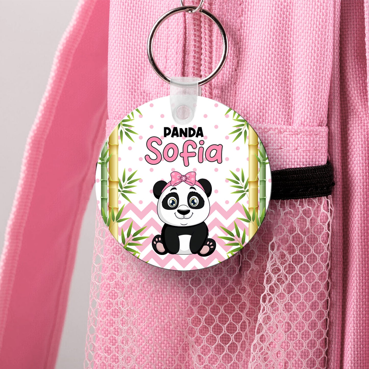 Identificador de Mochila "Cute Panda"
