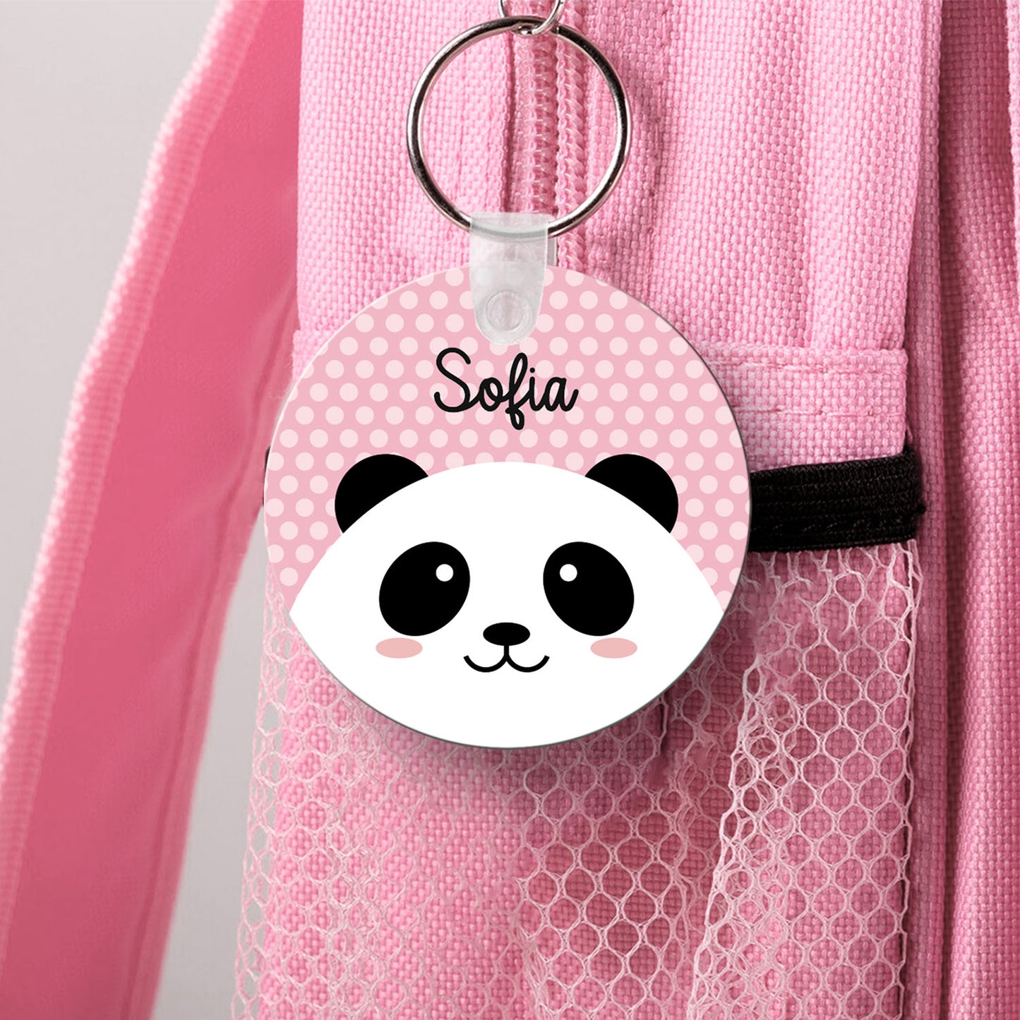 Identificador de Mochila "Panda Gigante"