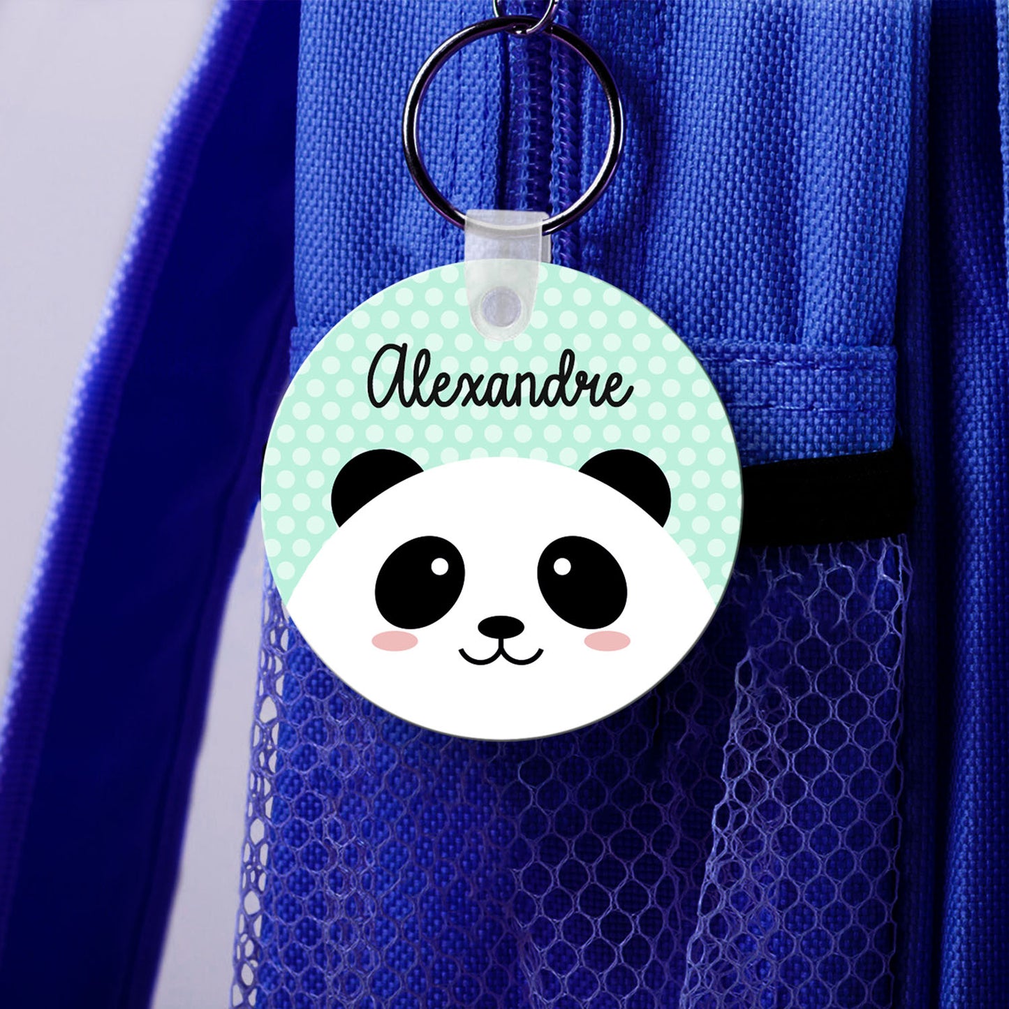 Identificador de Mochila "Panda Gigante"