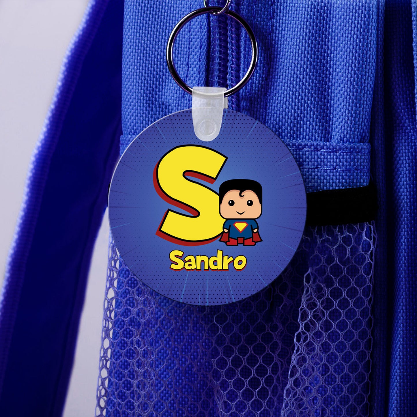 Identificador de Mochila "Super Heroes"