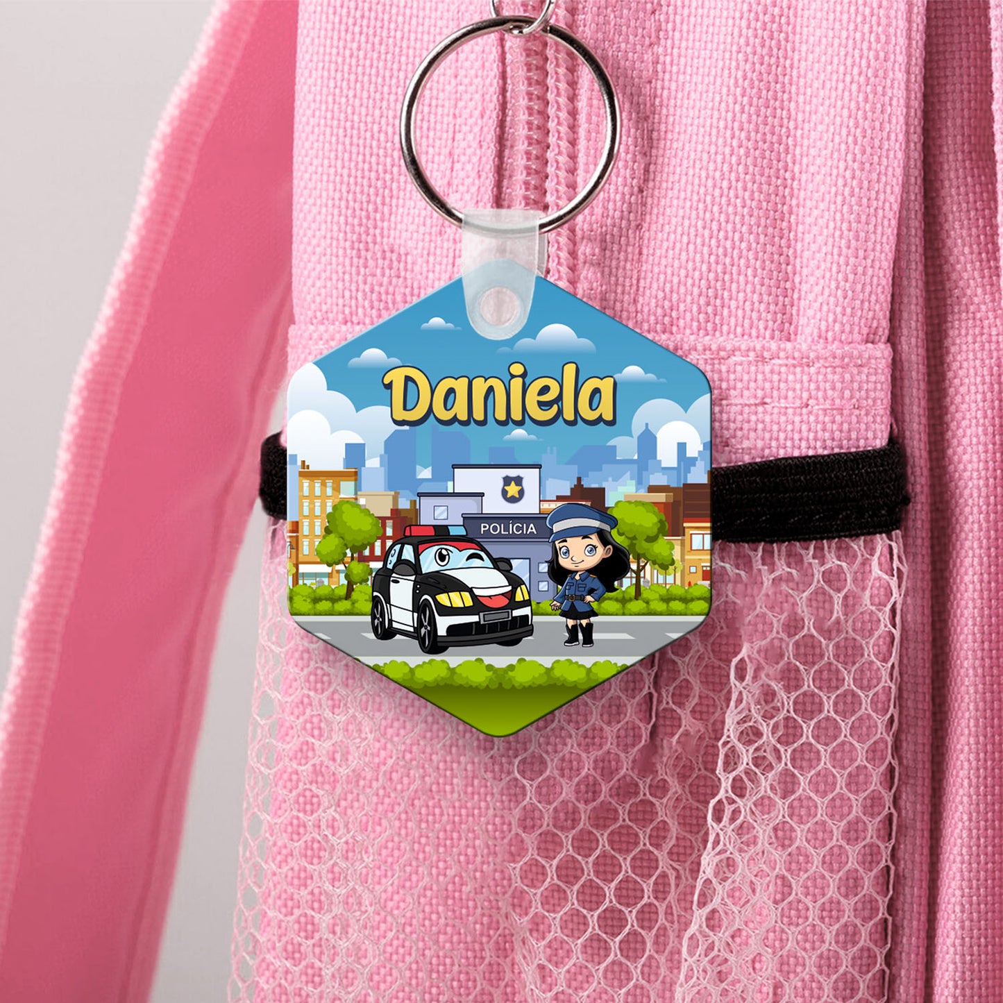Identificador de Mochila "Polícia"