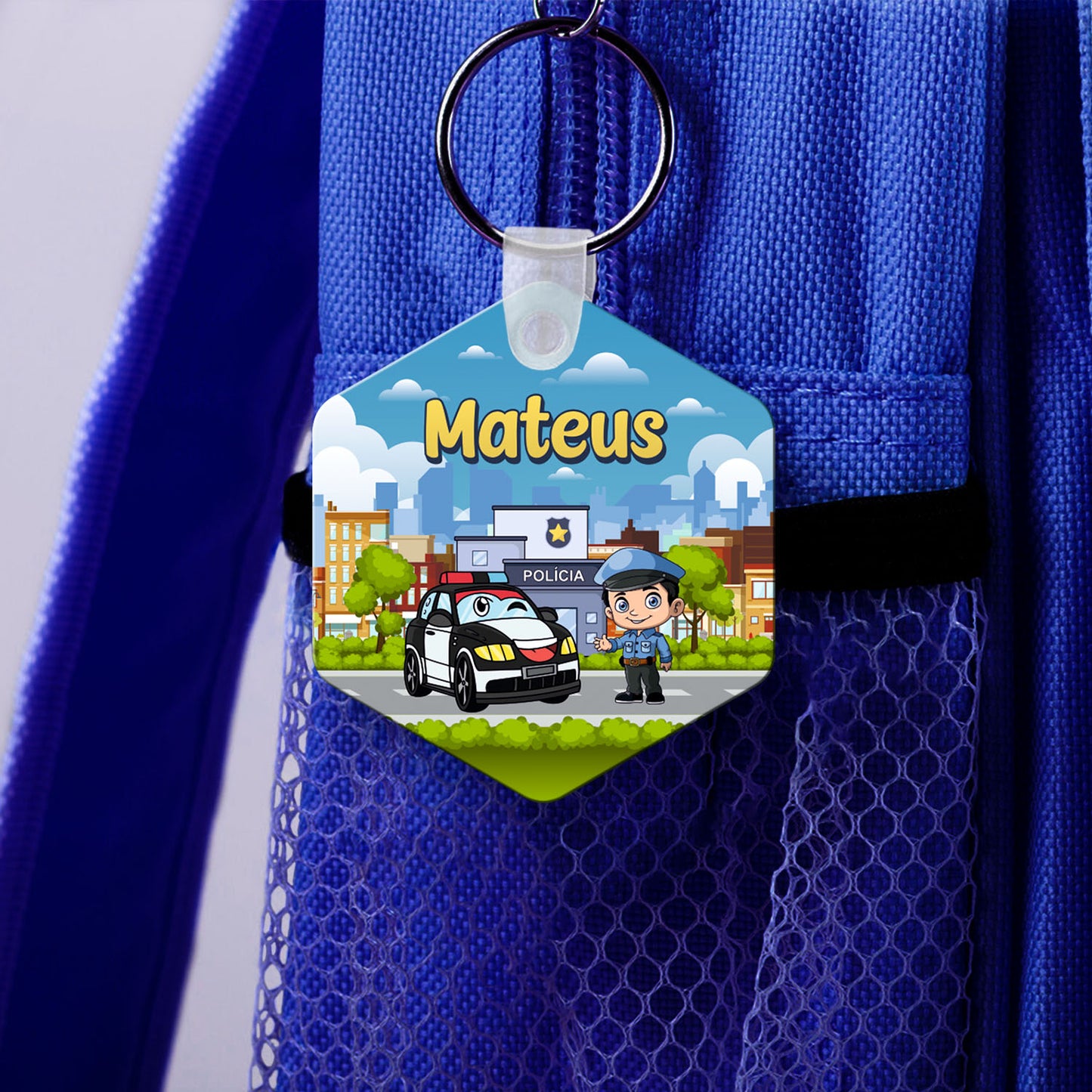 Identificador de Mochila "Polícia"