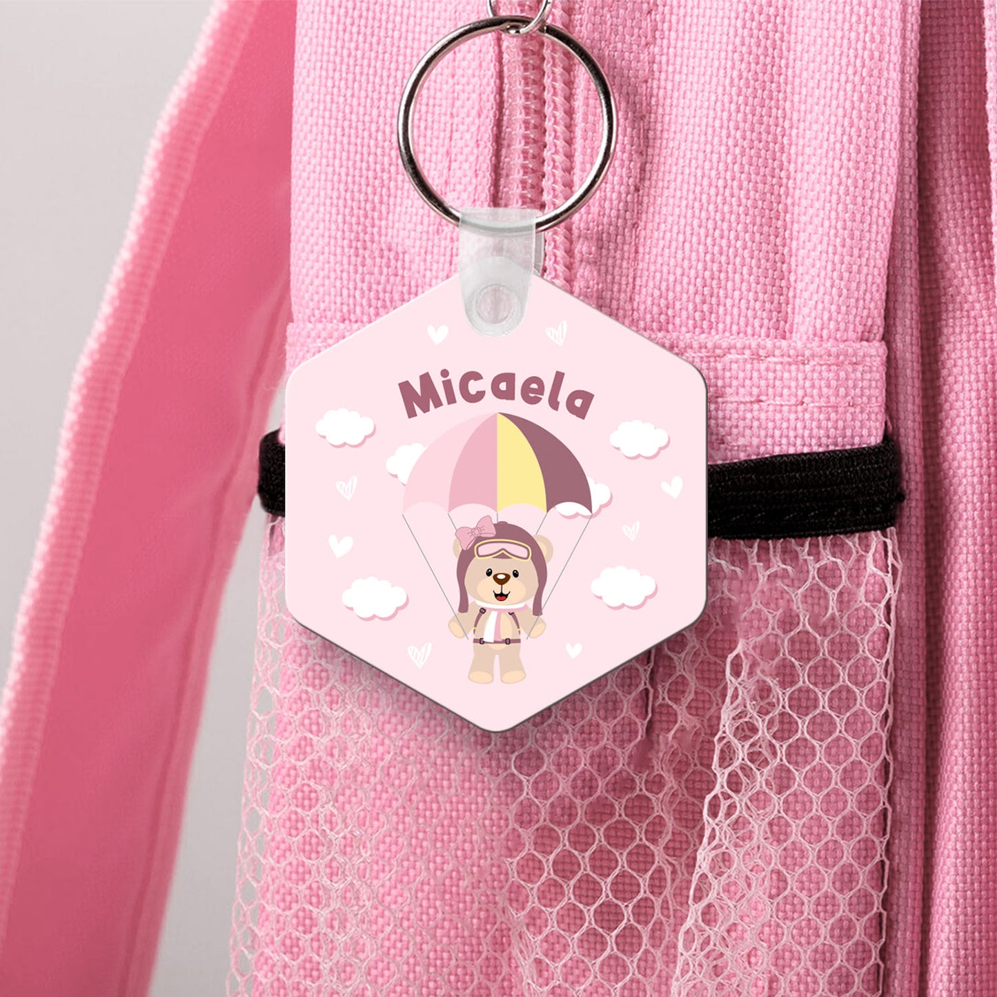 Identificador de Mochila "Ursinho Paraquedista"