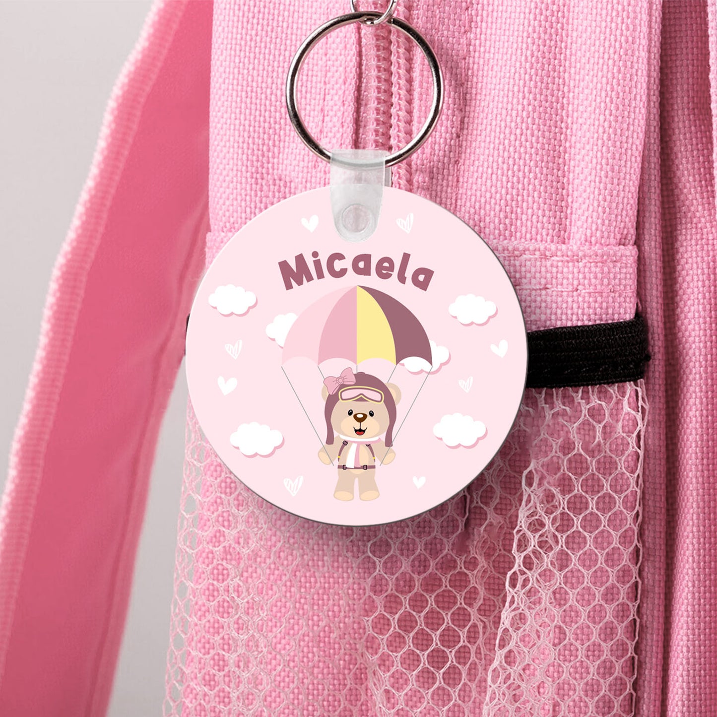 Identificador de Mochila "Ursinho Paraquedista"