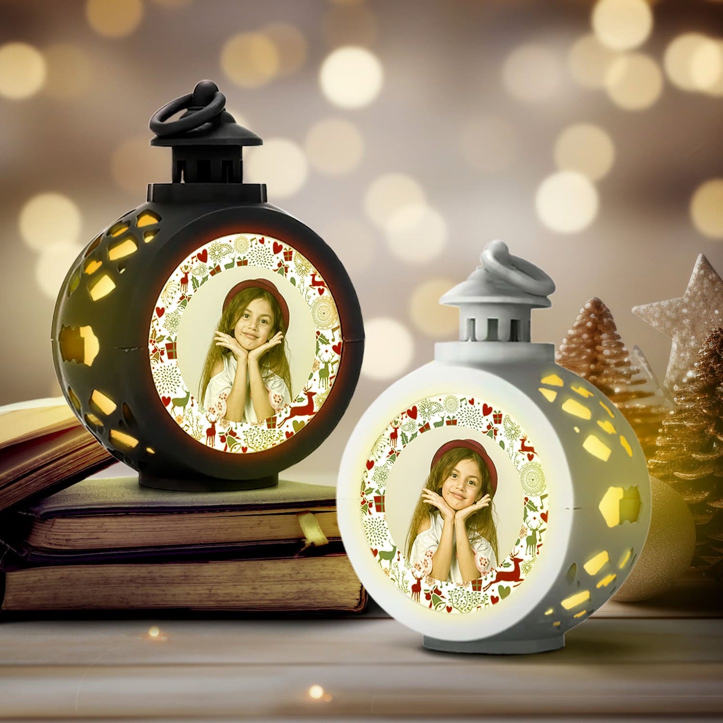 Lamparina de Natal "A lenda das Renas"