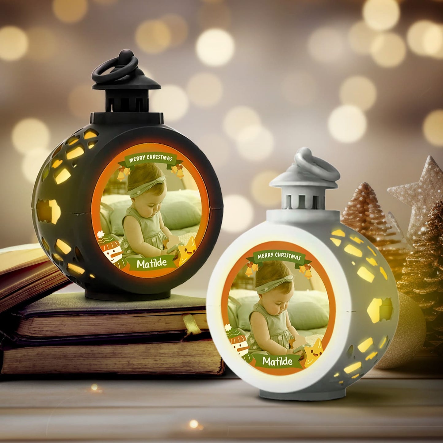Lamparina de Natal "Sinos de Natal"