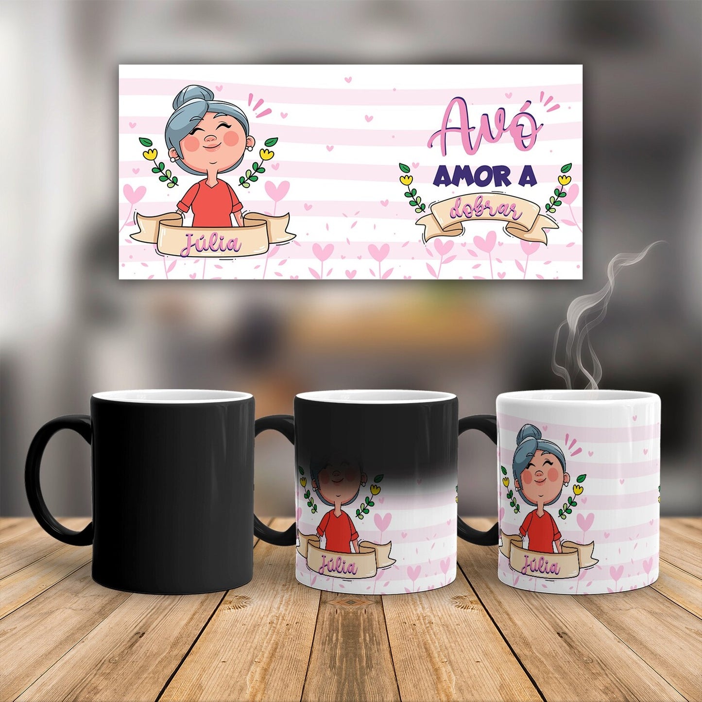 Caneca Mágica "Amor a dobrar"