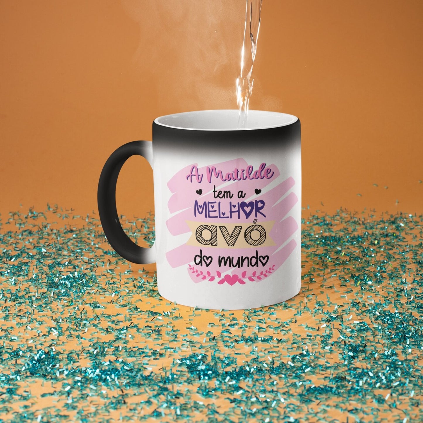 Caneca Mágica "Melhor do mundo ♥"